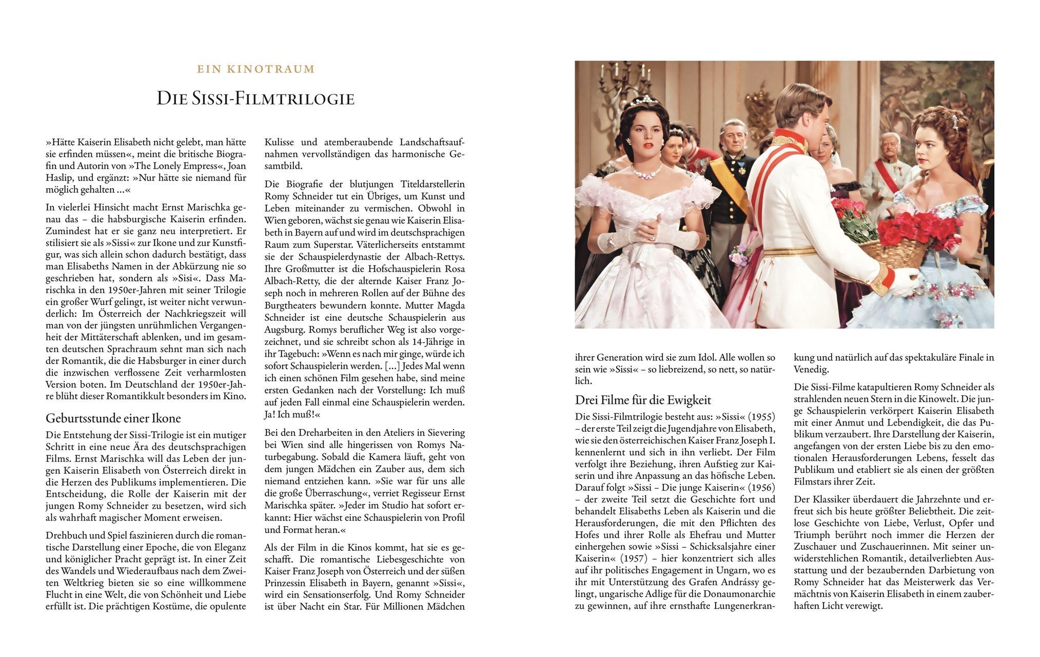 Beispielinhalt (Bild) Sissi. Das kaiserliche Kochbuch