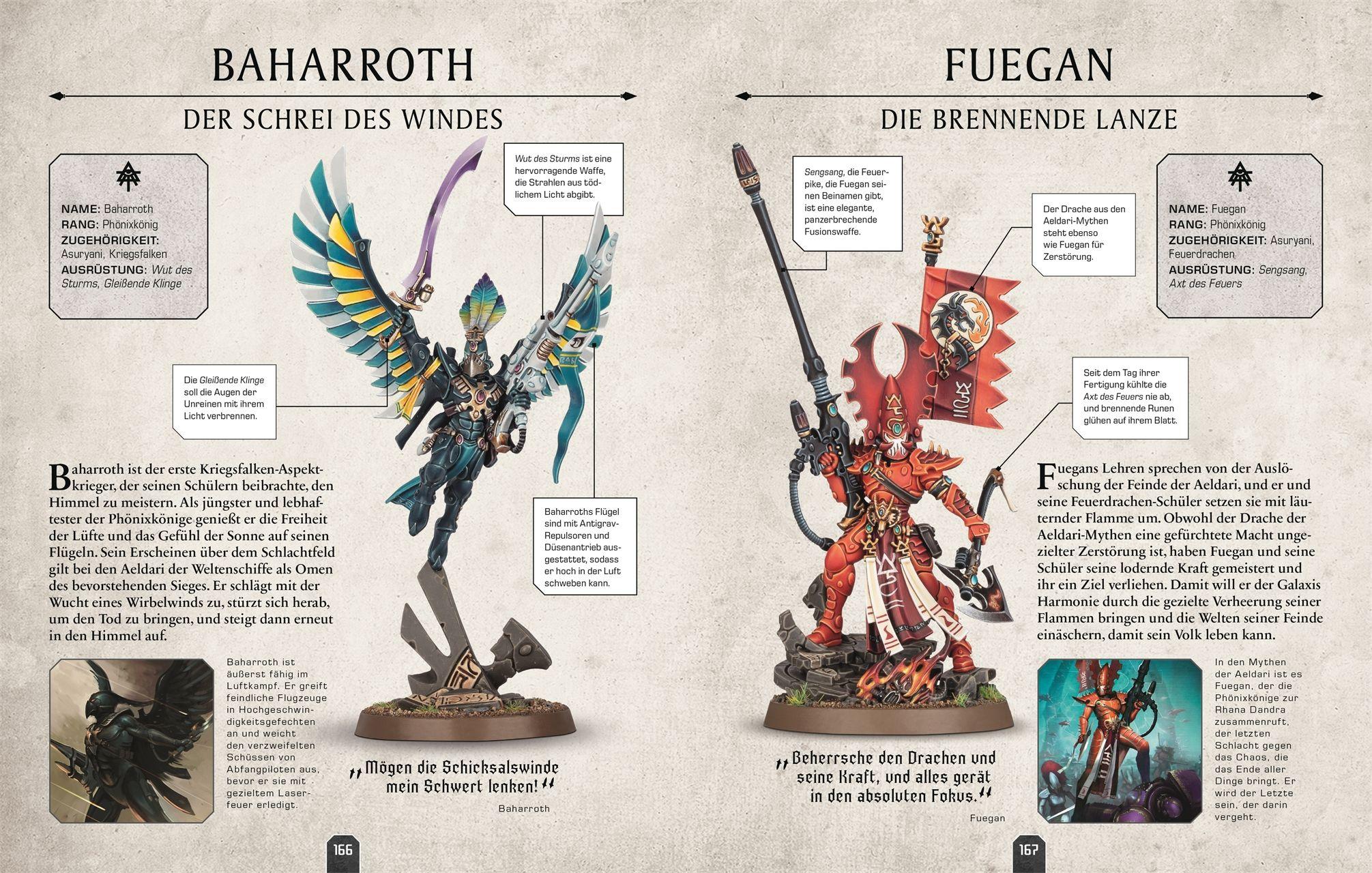 Beispielinhalt (Bild) Warhammer 40.000 Lexikon der Figuren
