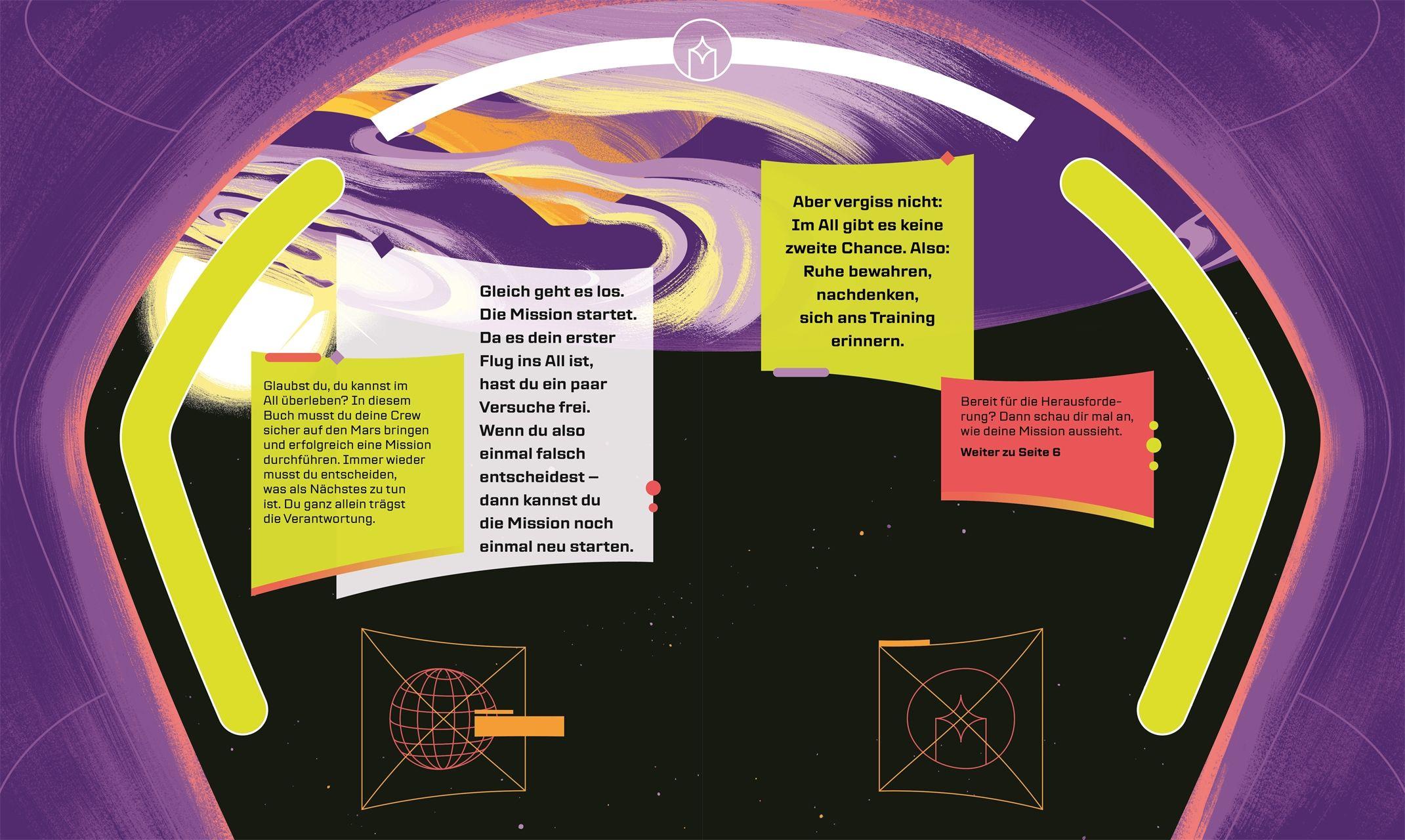 Beispielinhalt (Bild) Mission zum Mars