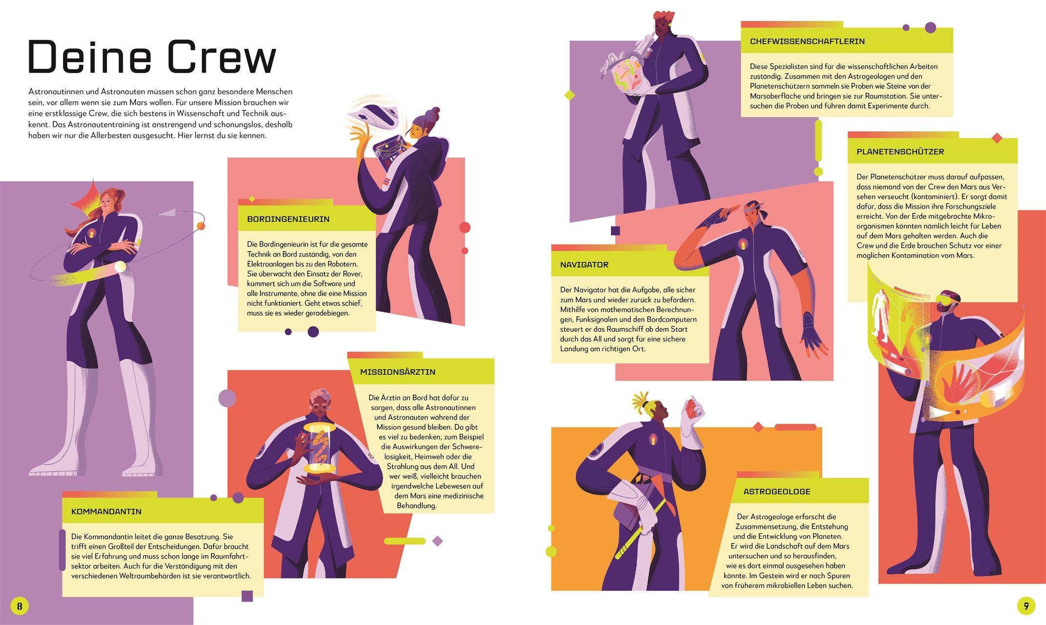 Beispielinhalt (Bild) Mission zum Mars