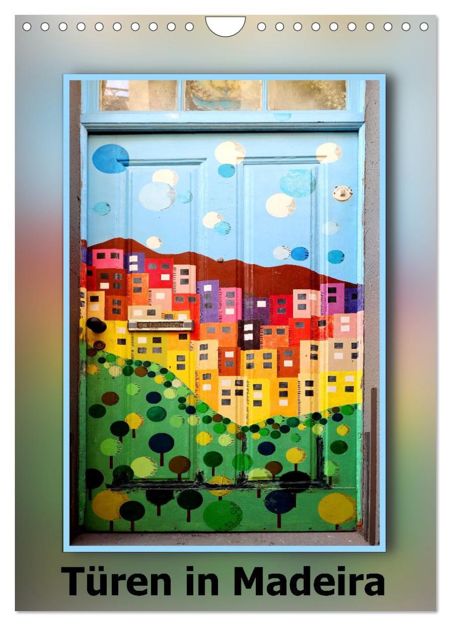Vorderes Coverbild Türen in Madeira (Wandkalender 2026 DIN A4 hoch), CALVENDO Monatskalender