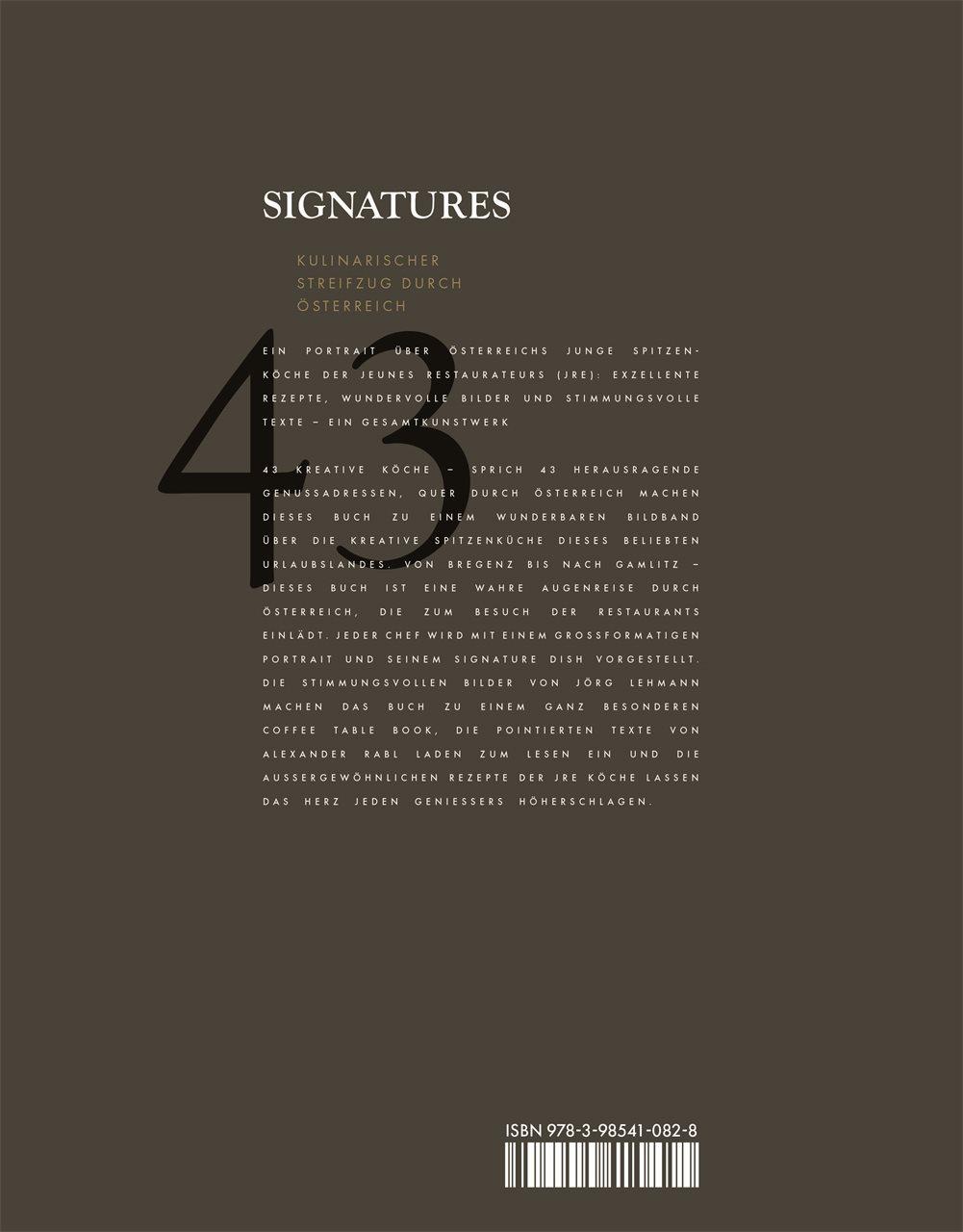Rückseitencover Signatures