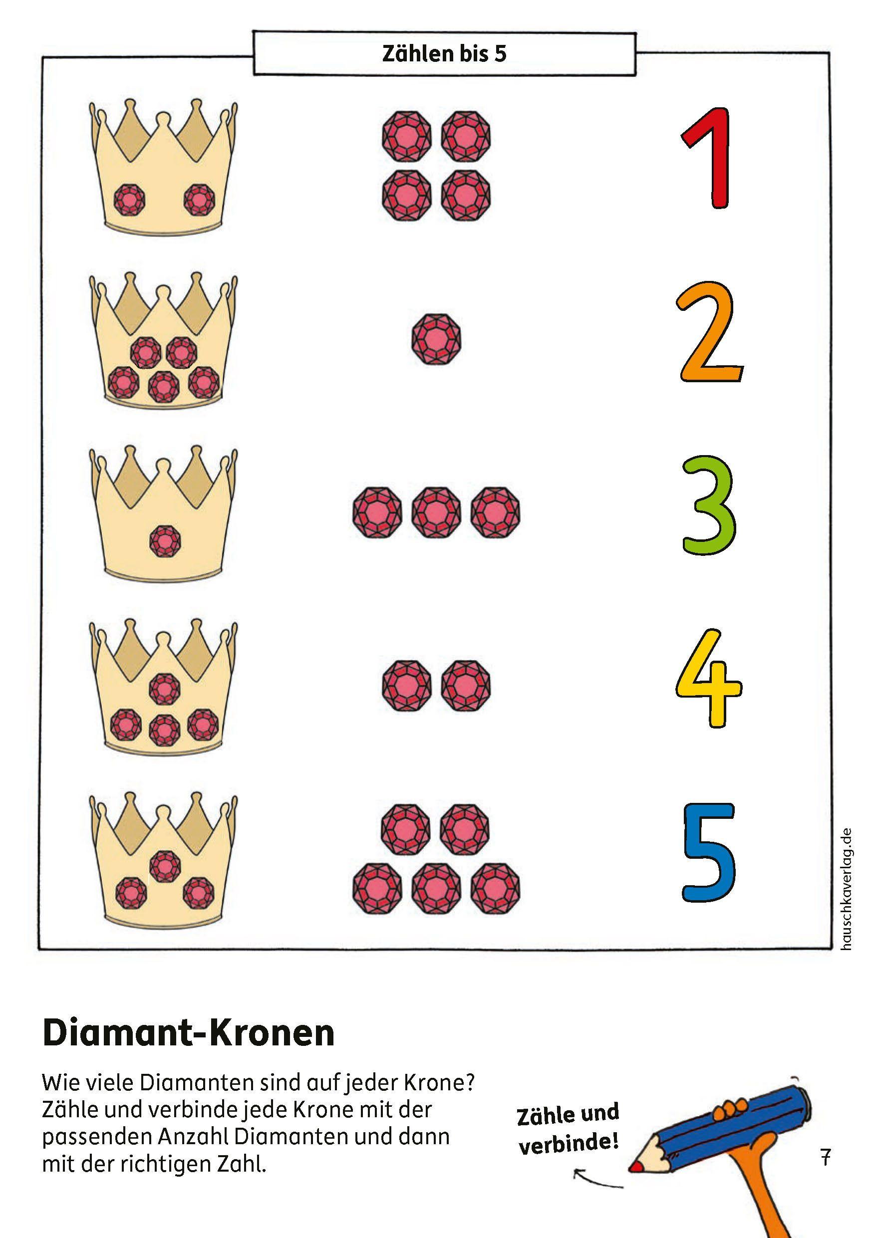 Beispielinhalt (Bild) Schulstart-Block ab 6 Jahre - Kunterbunte Übungen zum Schulanfang