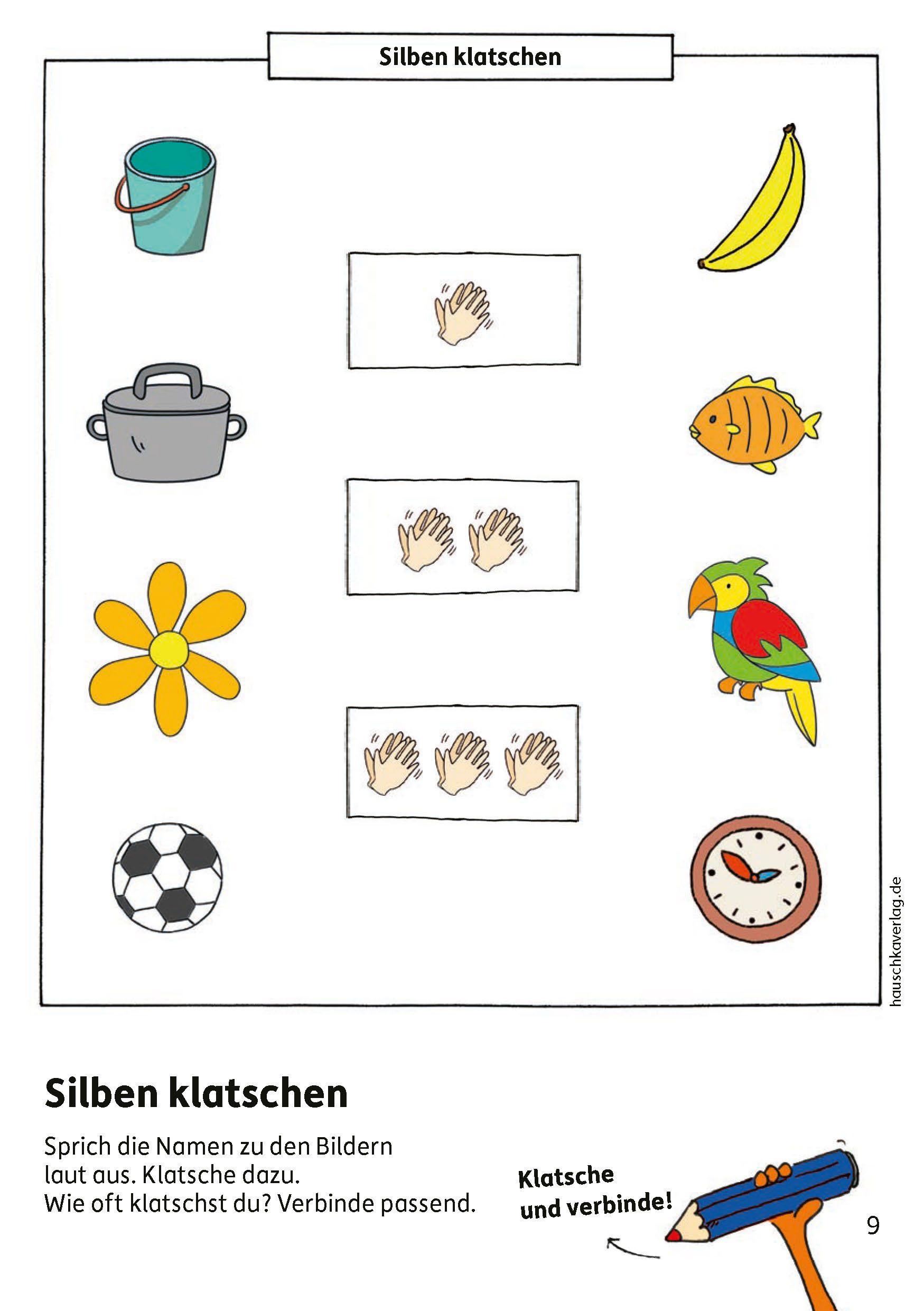 Beispielinhalt (Bild) Schulstart-Block ab 6 Jahre - Kunterbunte Übungen zum Schulanfang