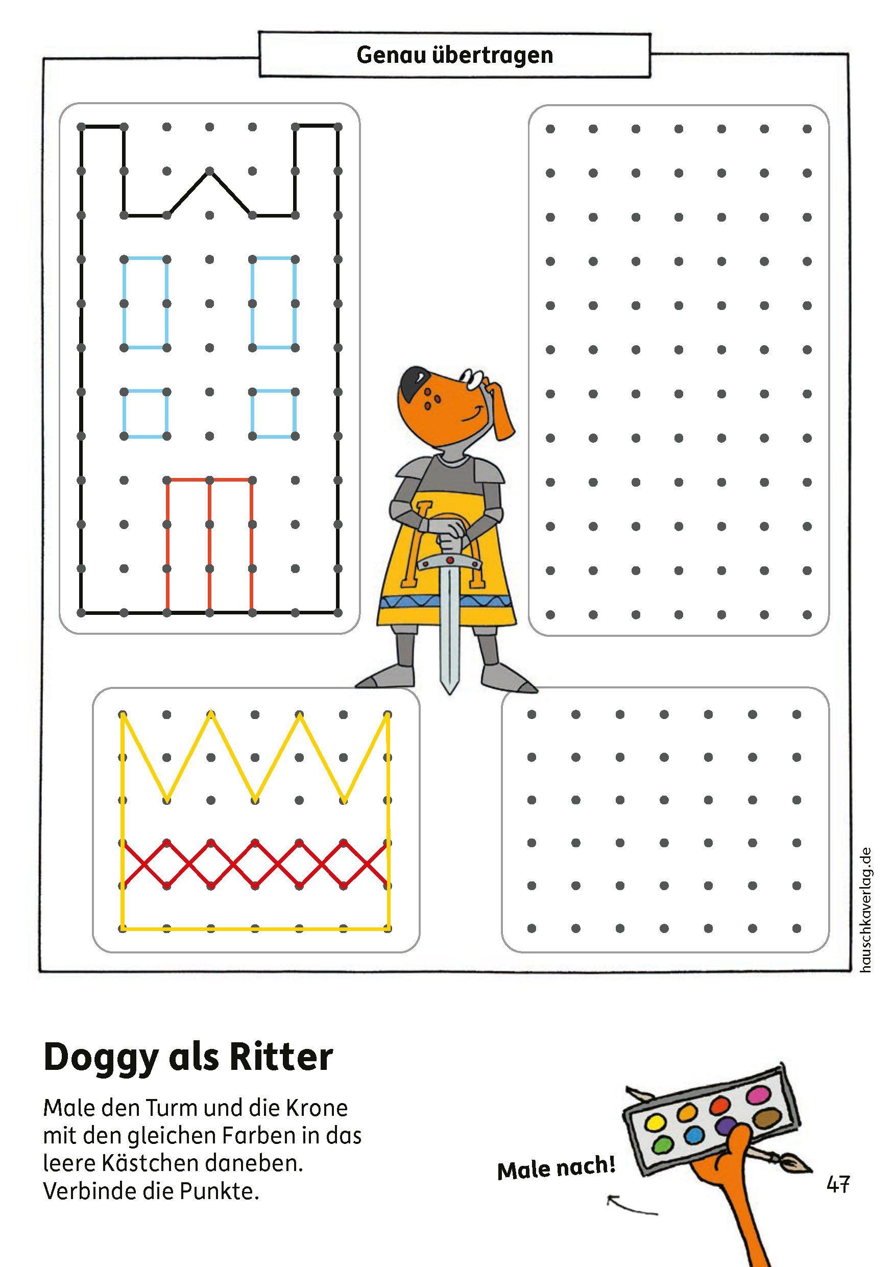 Beispielinhalt (Bild) Schulstart-Block ab 6 Jahre - Kunterbunte Übungen zum Schulanfang