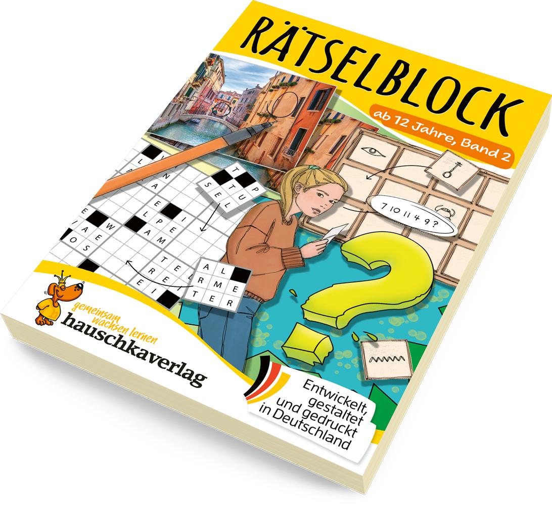 Beispielinhalt (Bild) Rätselblock ab 12 Jahre, Band 2