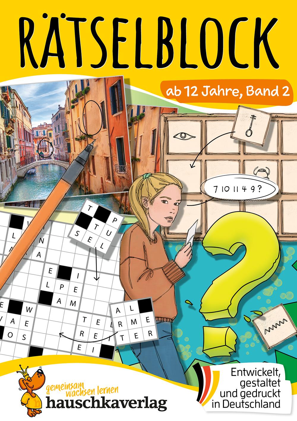 Vorderes Coverbild Rätselblock ab 12 Jahre, Band 2
