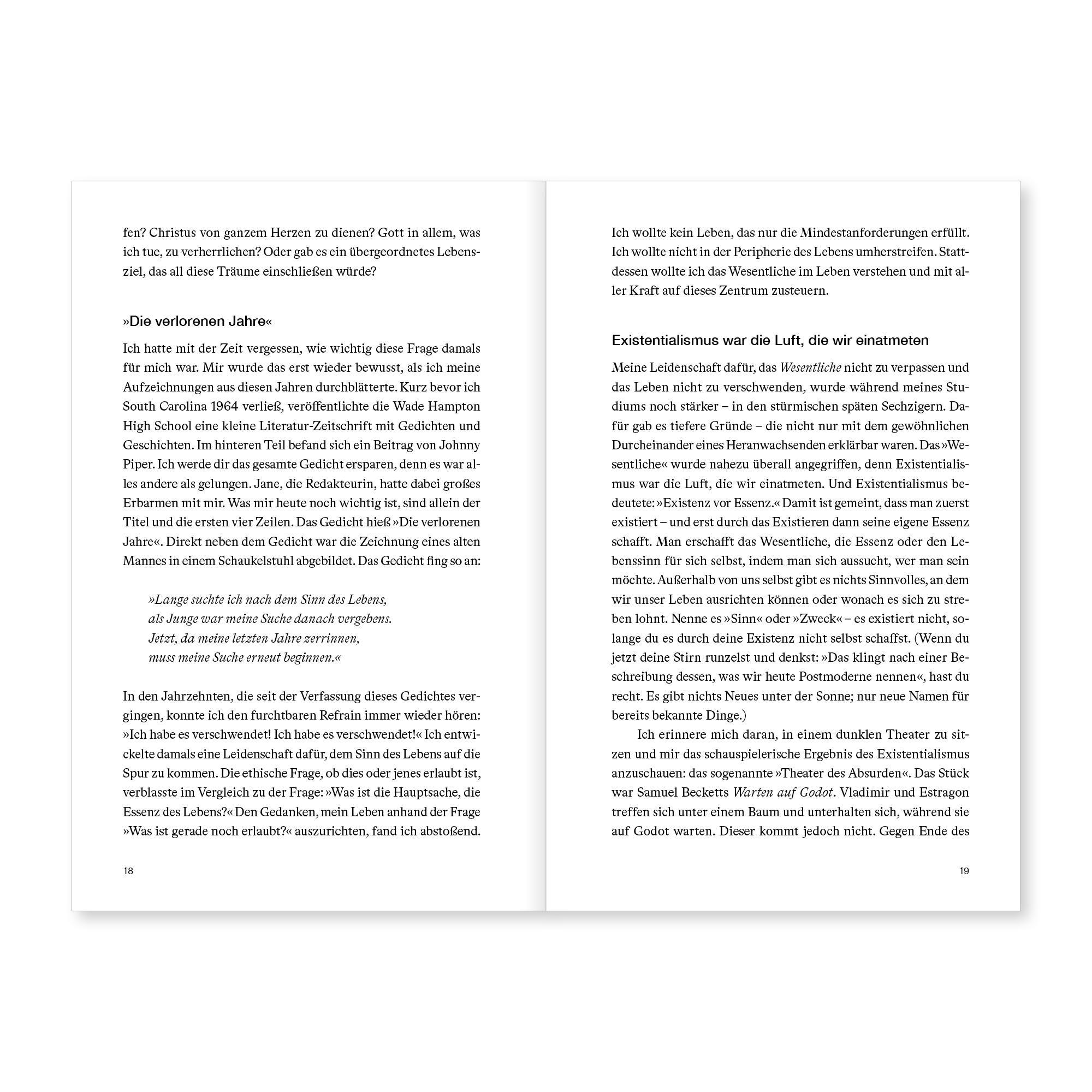 Beispielinhalt (Bild) Du lebst nur einmal