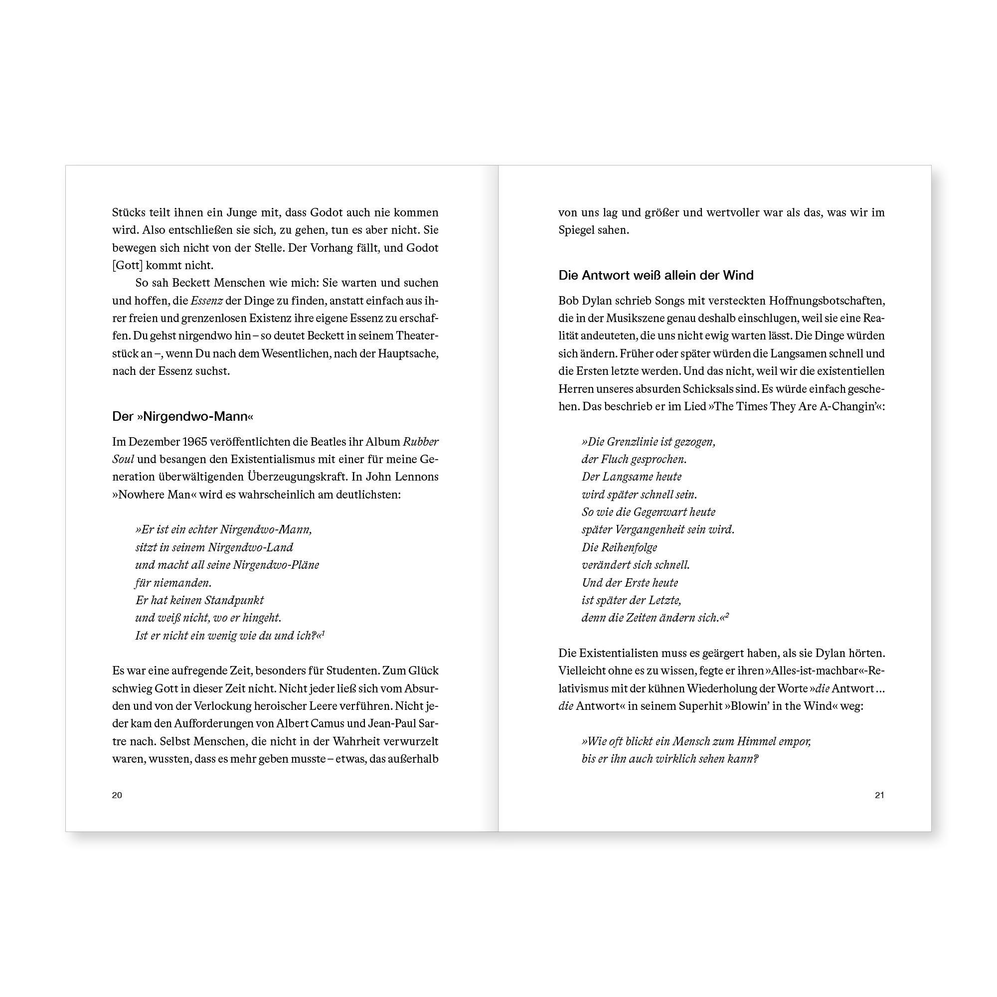 Beispielinhalt (Bild) Du lebst nur einmal