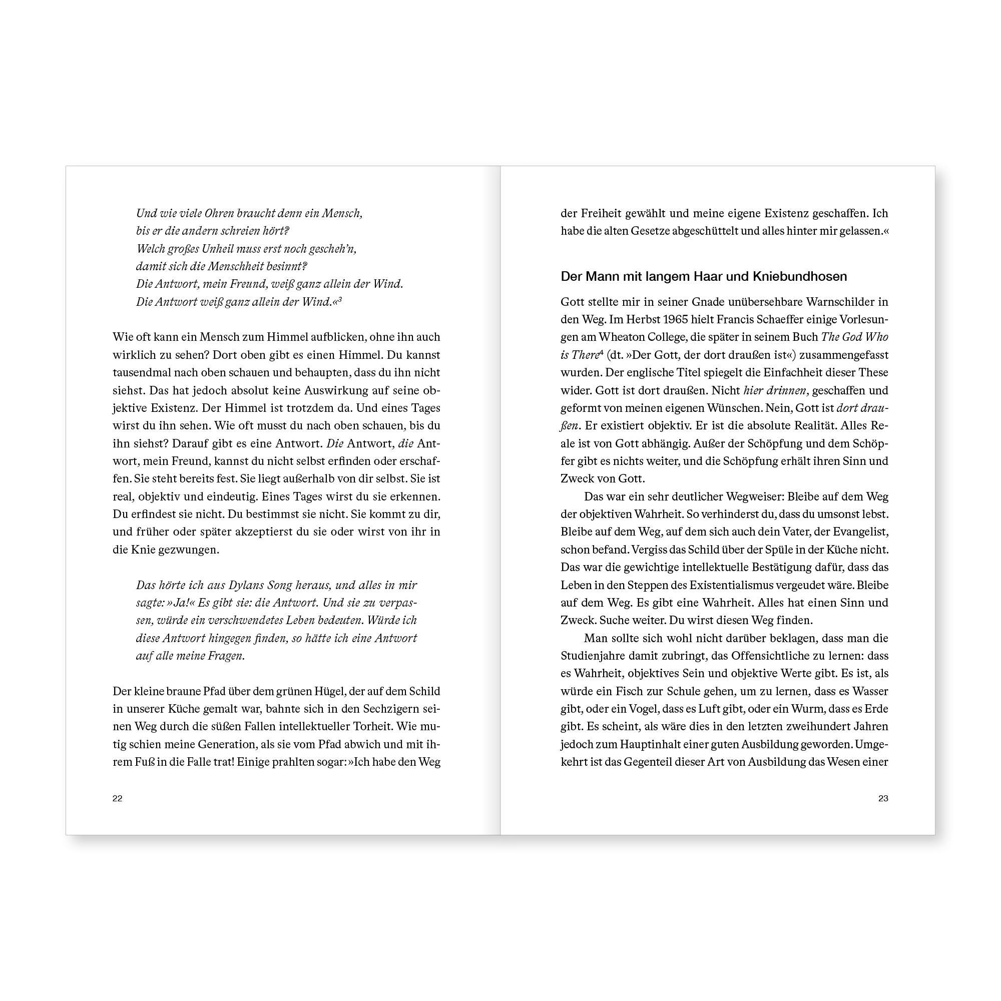 Beispielinhalt (Bild) Du lebst nur einmal