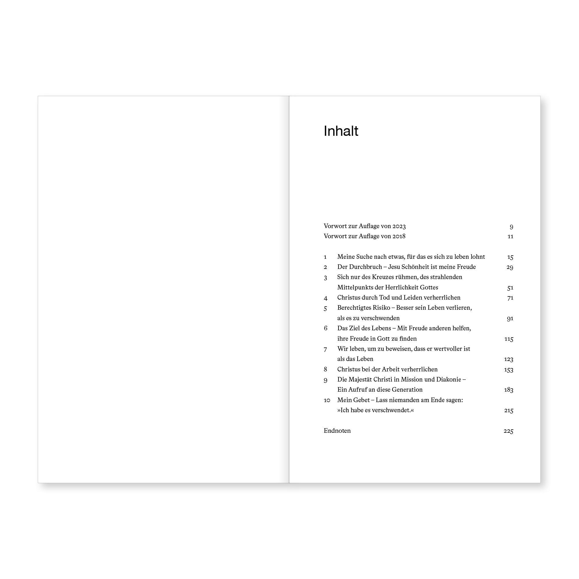 Beispielinhalt (Bild) Du lebst nur einmal