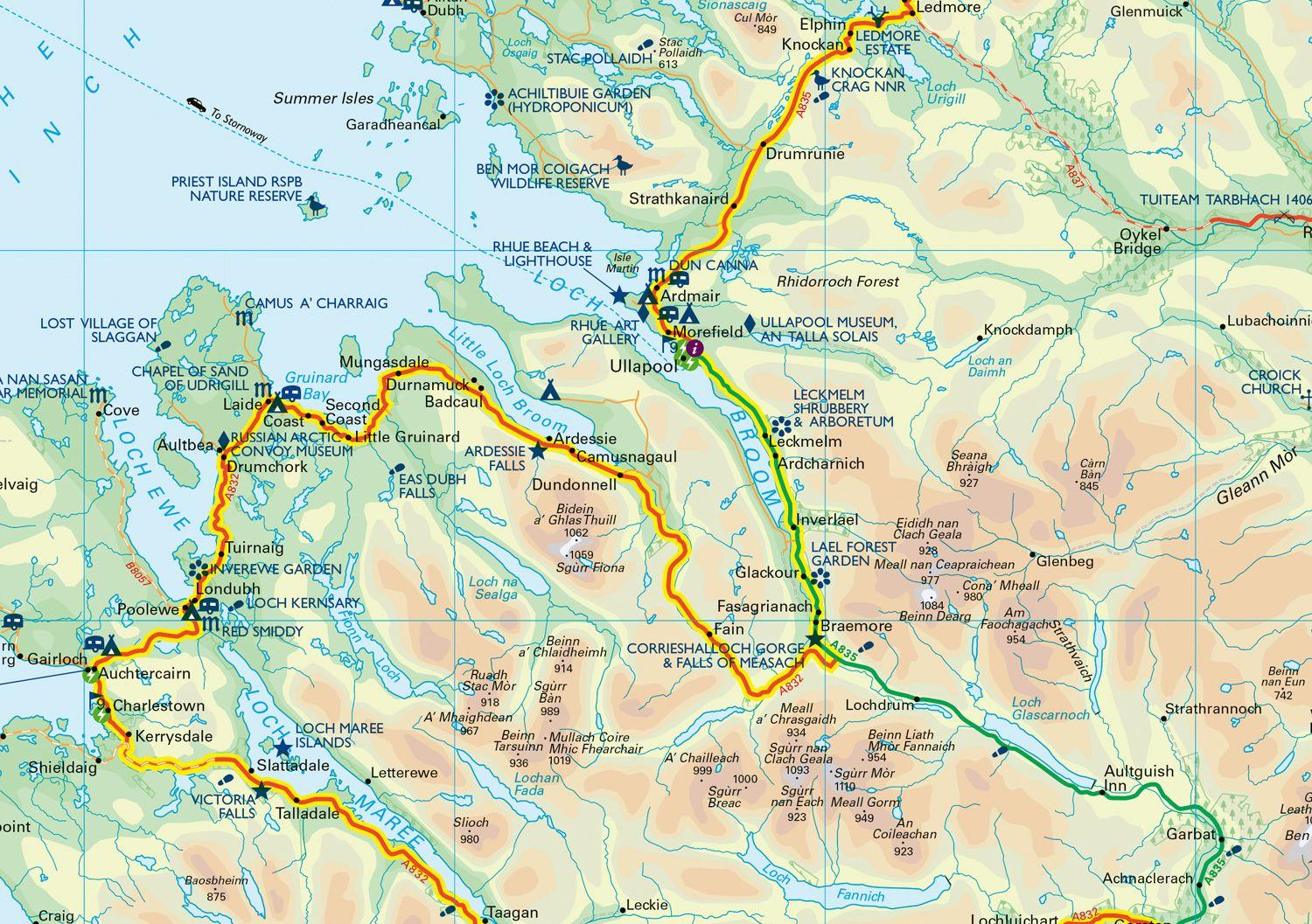 Beispielinhalt (Bild) NC500 Pocket Map