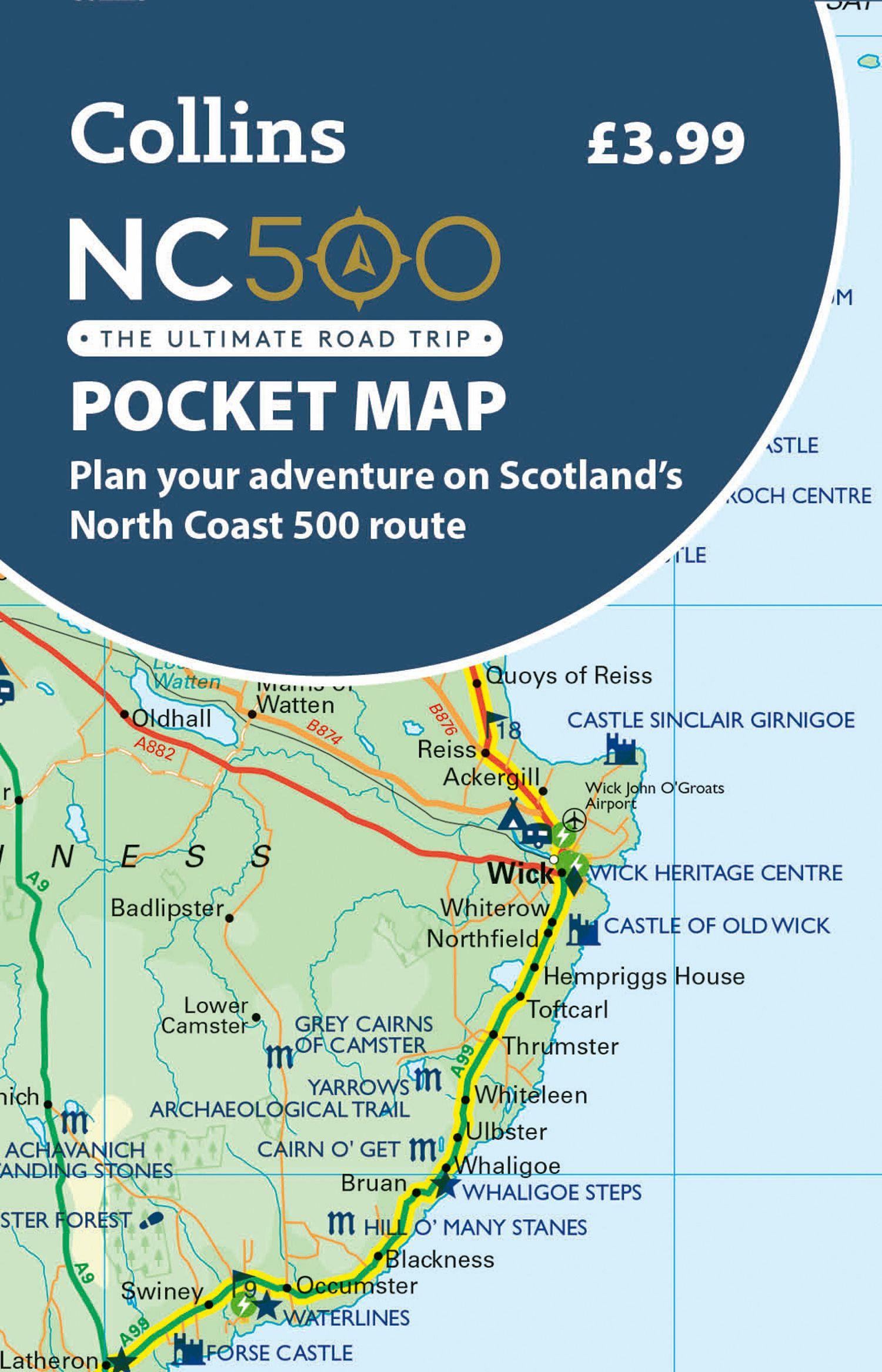 Vorderes Coverbild NC500 Pocket Map