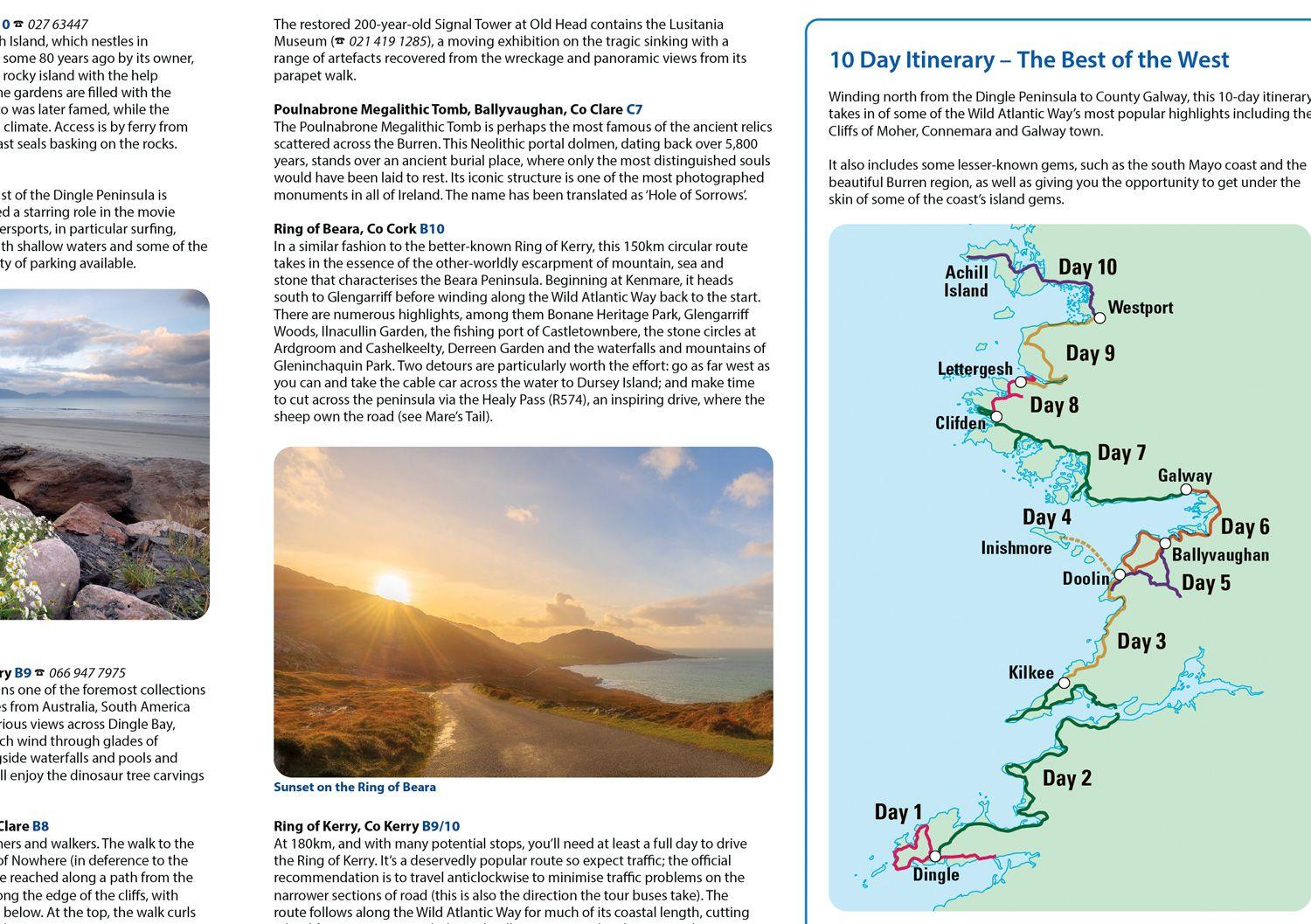 Beispielinhalt (Bild) Wild Atlantic Way Pocket Map