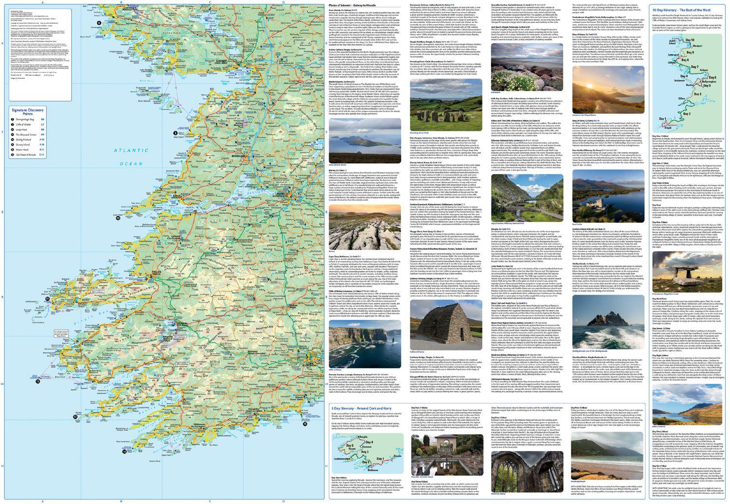 Beispielinhalt (Bild) Wild Atlantic Way Pocket Map