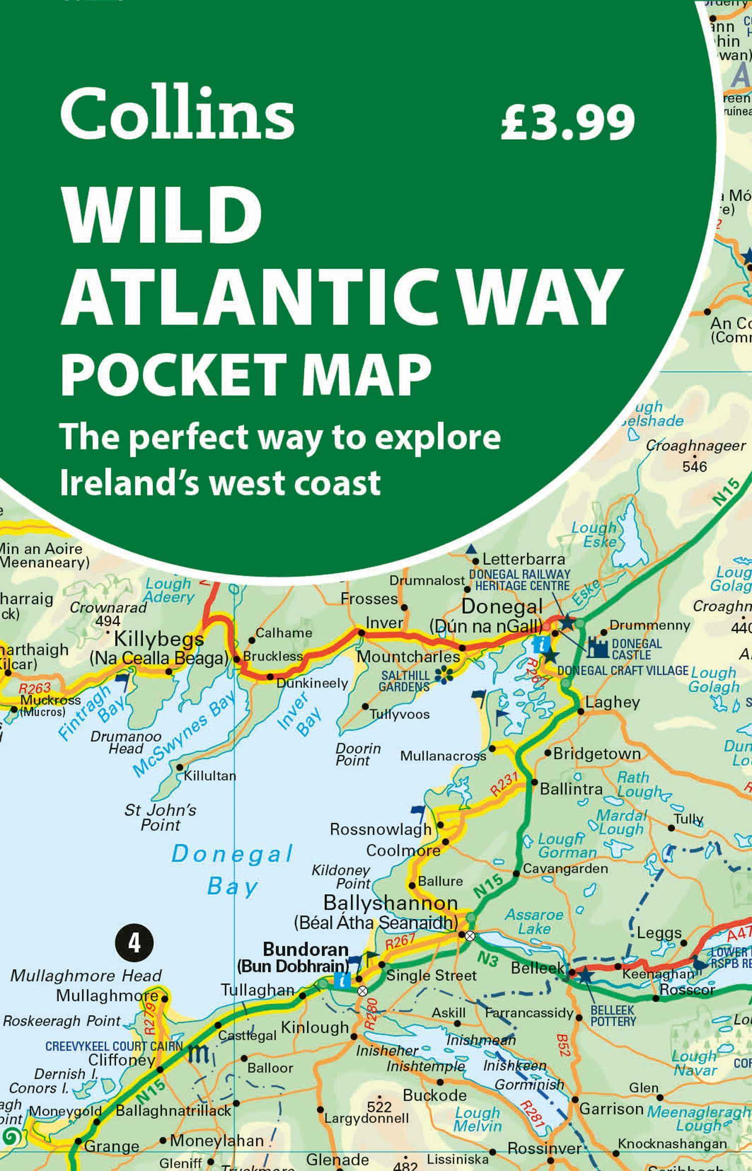 Vorderes Coverbild Wild Atlantic Way Pocket Map