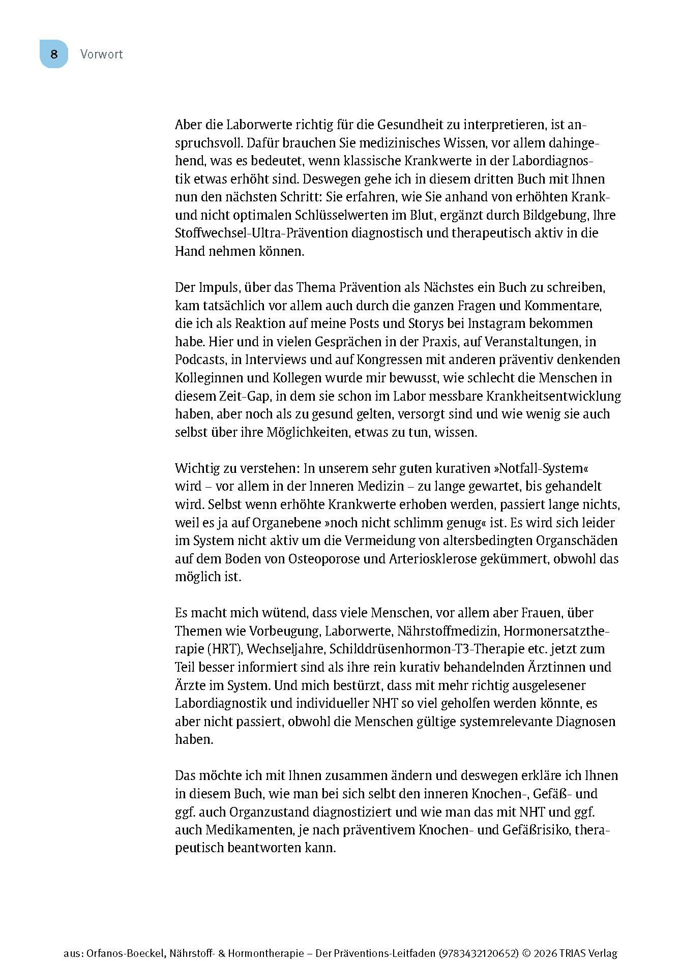 Beispielinhalt (Bild) Nährstoff- & Hormontherapie - Der Präventions-Leitfaden