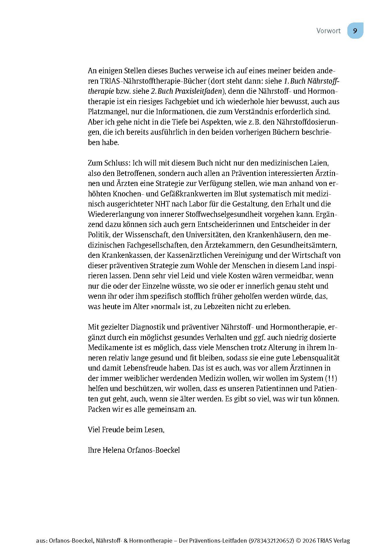 Beispielinhalt (Bild) Nährstoff- & Hormontherapie - Der Präventions-Leitfaden