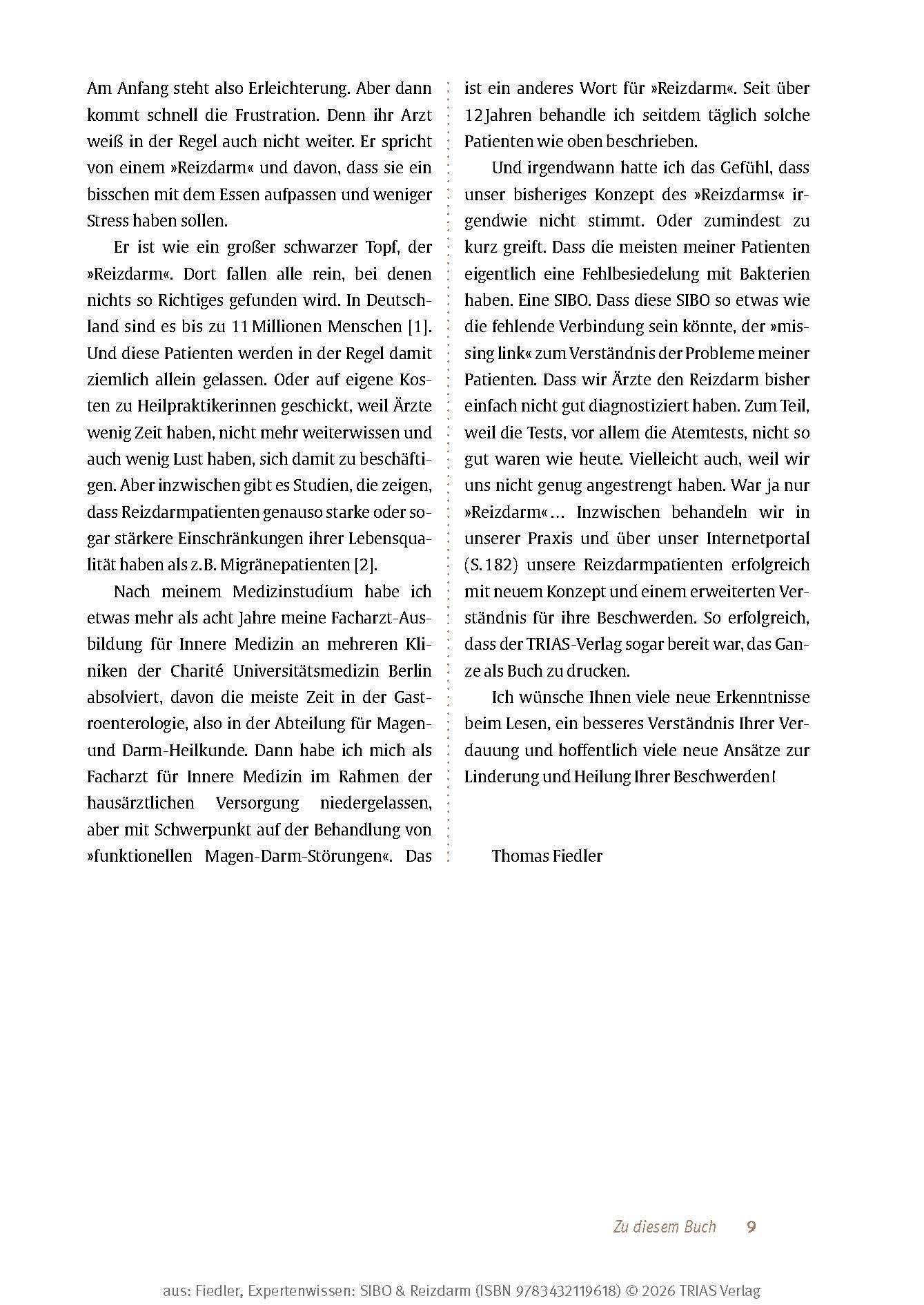 Beispielinhalt (Bild) Expertenwissen: SIBO & Reizdarm