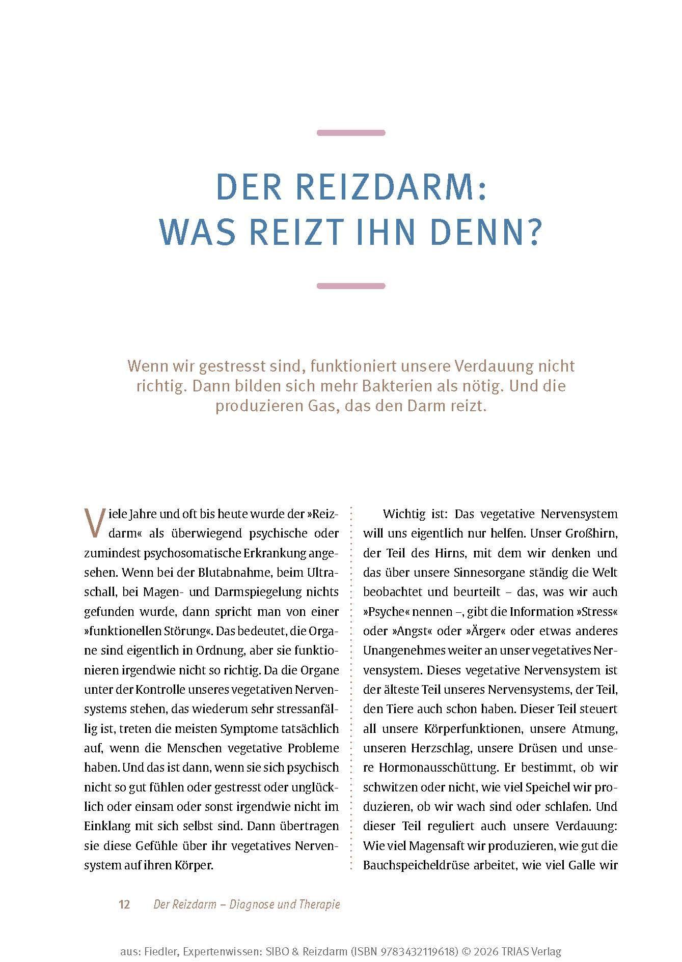 Beispielinhalt (Bild) Expertenwissen: SIBO & Reizdarm