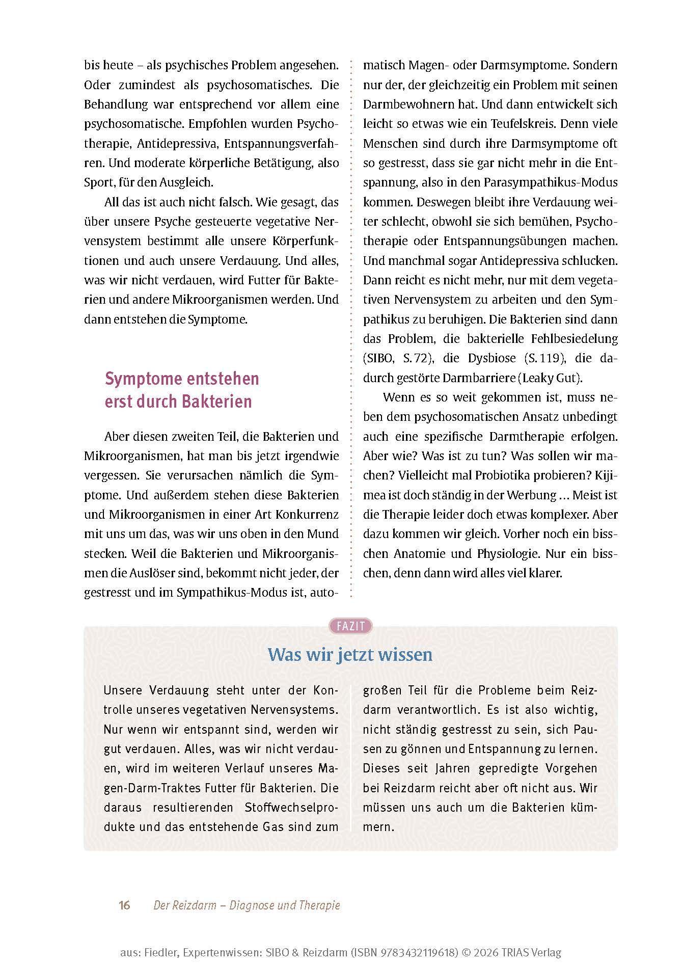 Beispielinhalt (Bild) Expertenwissen: SIBO & Reizdarm