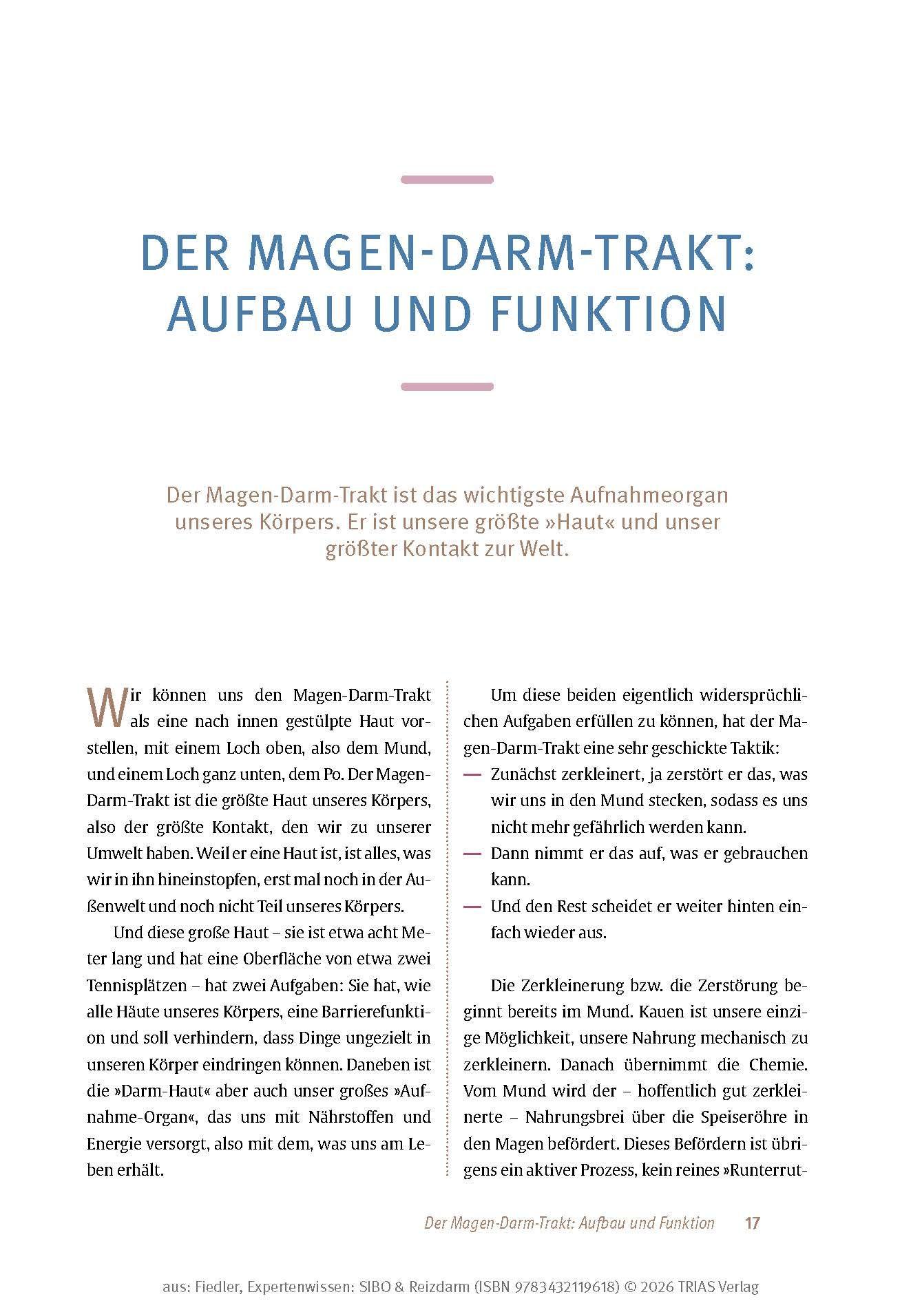 Beispielinhalt (Bild) Expertenwissen: SIBO & Reizdarm