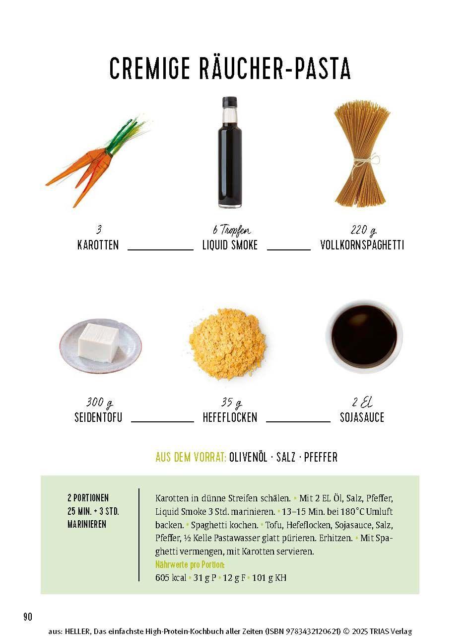 Beispielinhalt (Bild) Das einfachste High-Protein-Kochbuch aller Zeiten