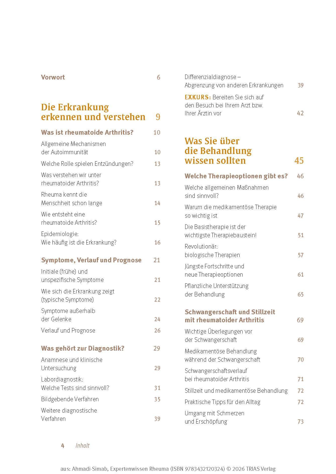 Beispielinhalt (Bild) Expertenwissen: Rheuma