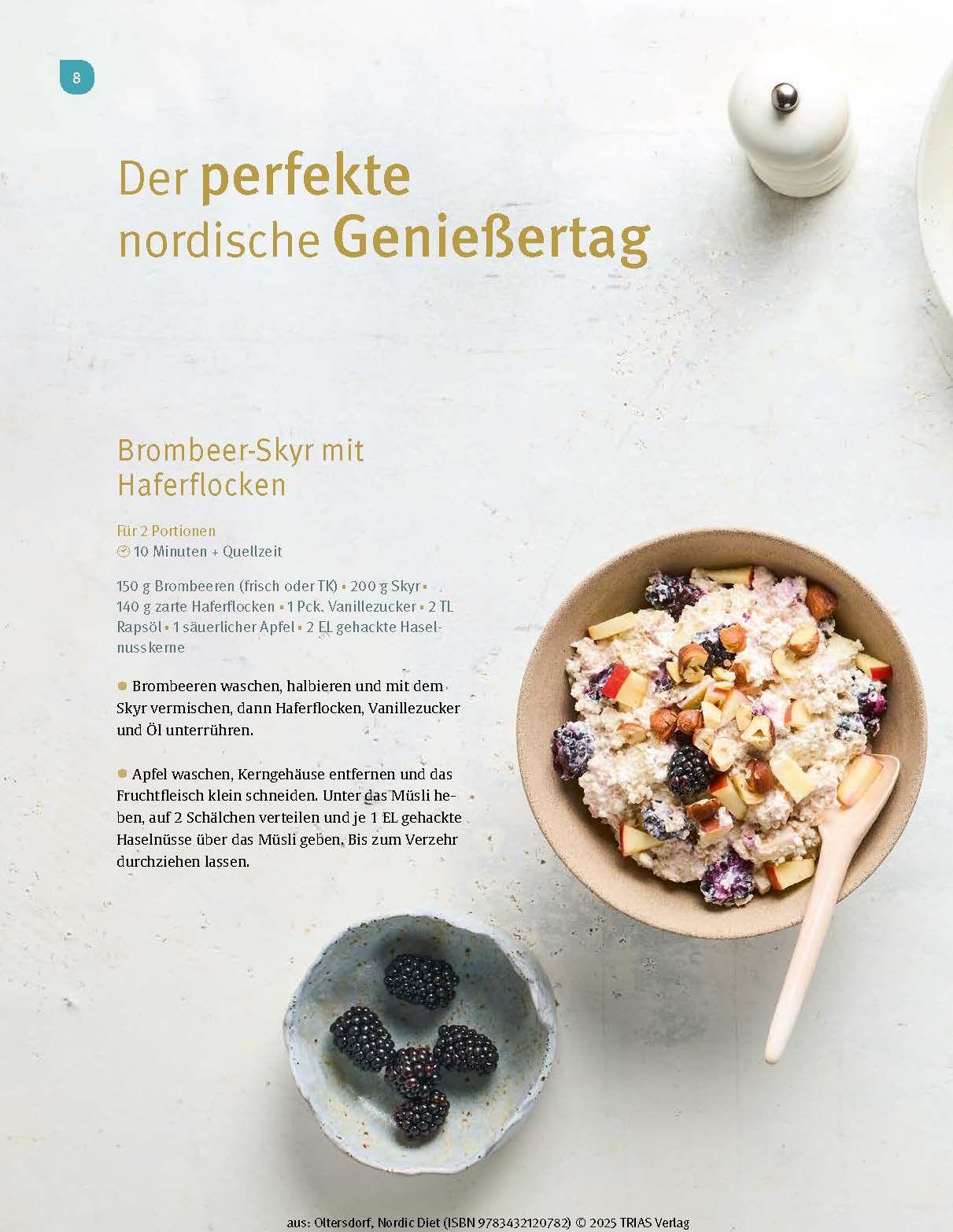 Beispielinhalt (Bild) Medical Cooking: Nordic Diet