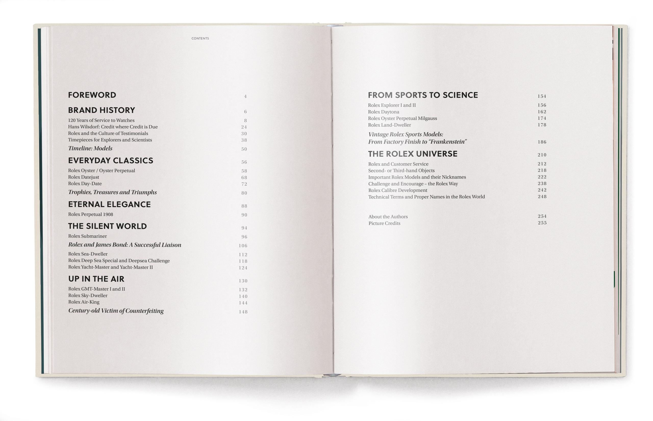 Beispielinhalt (Bild) The Watch Book Rolex