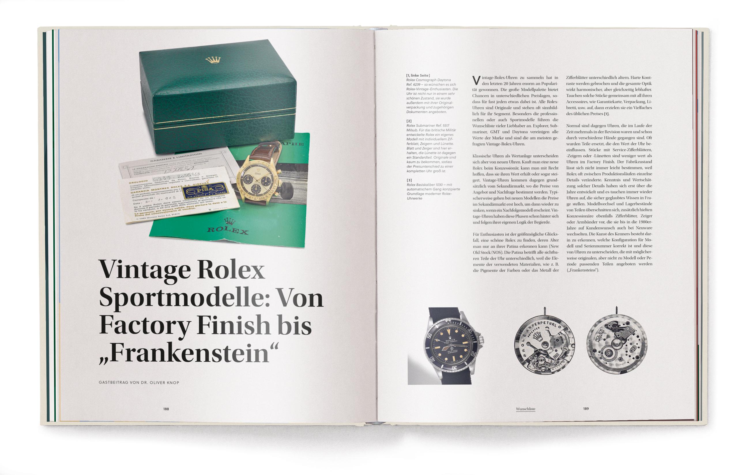 Beispielinhalt (Bild) The Watch Book Rolex