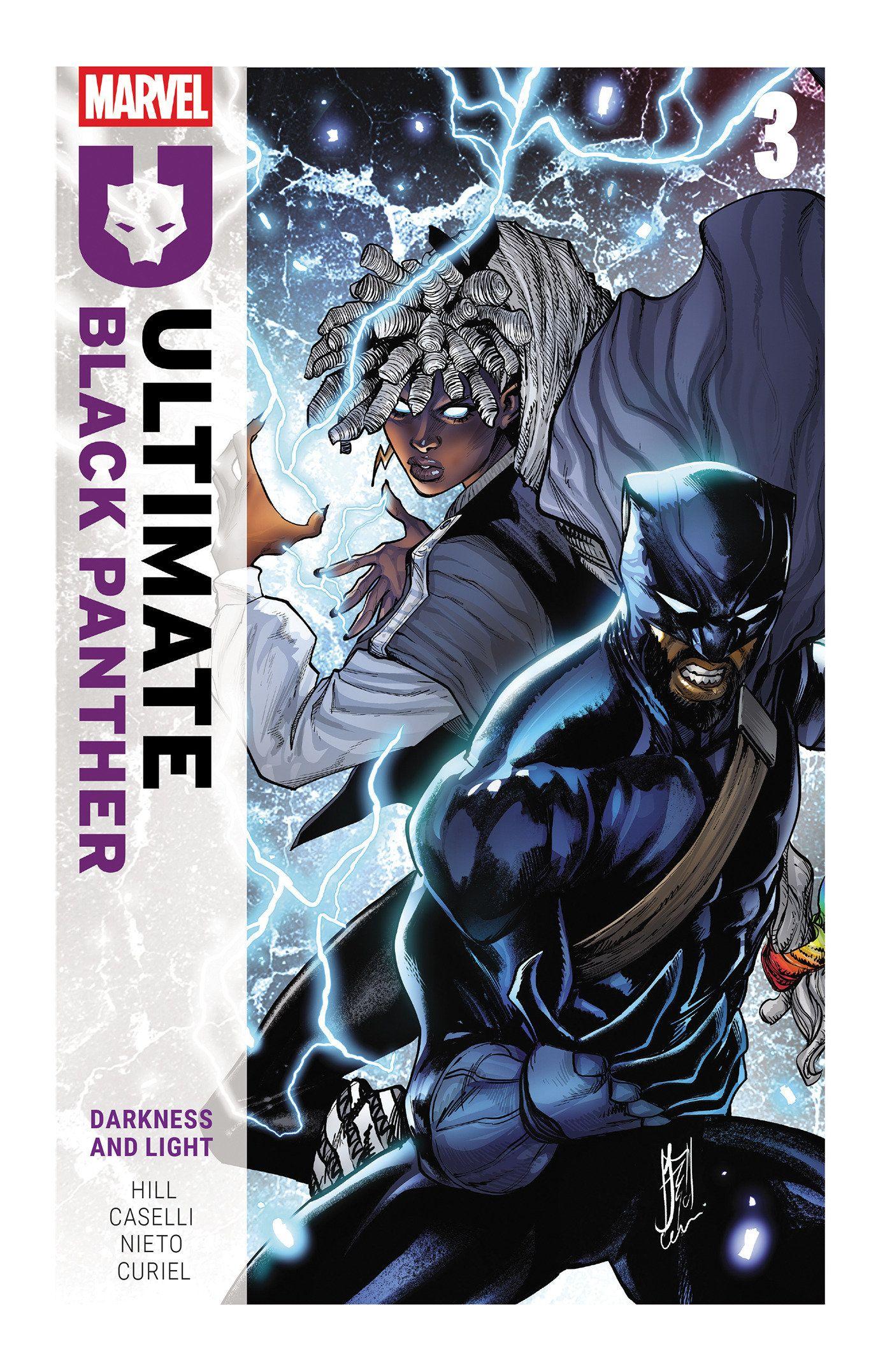 Vorderes Coverbild Ultimate Black Panther by Bryan Hill Vol. 3: Darkess and Light