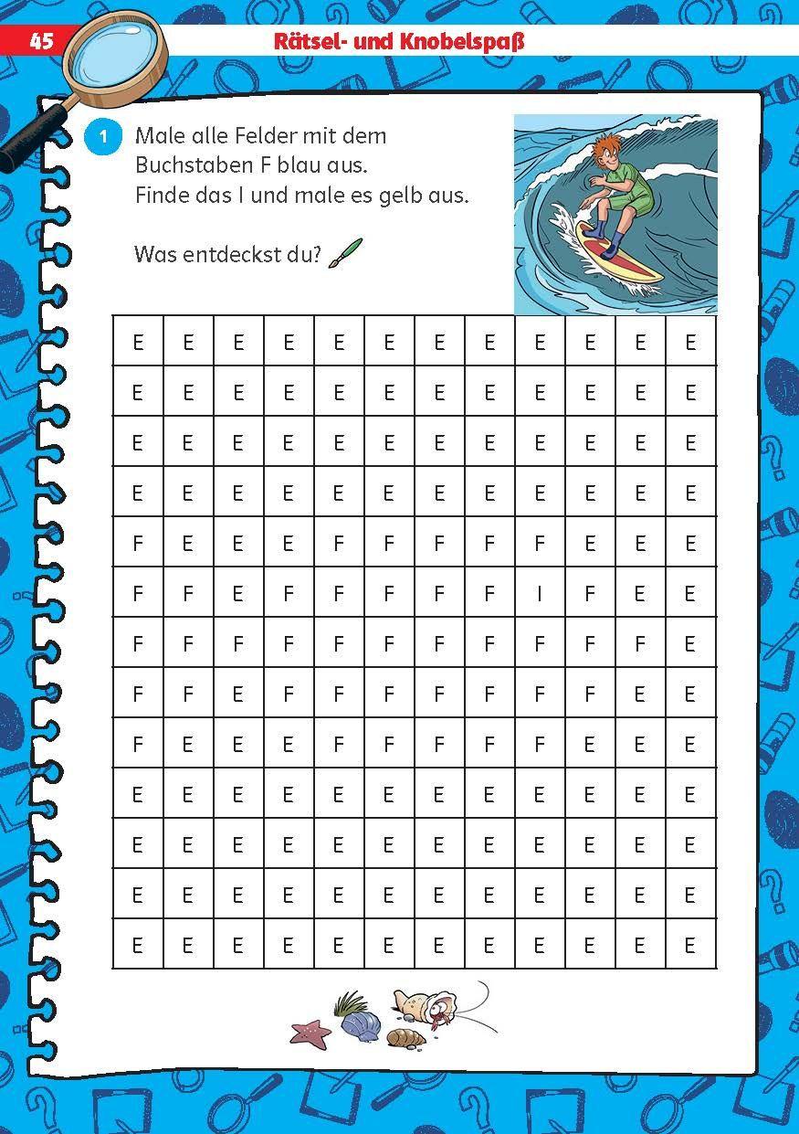 Beispielinhalt (Bild) Die drei ??? Kids: Mein Deutschblock 1. Klasse