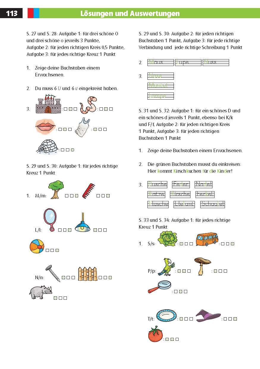 Beispielinhalt (Bild) Die drei ??? Kids: Mein Deutschblock 1. Klasse