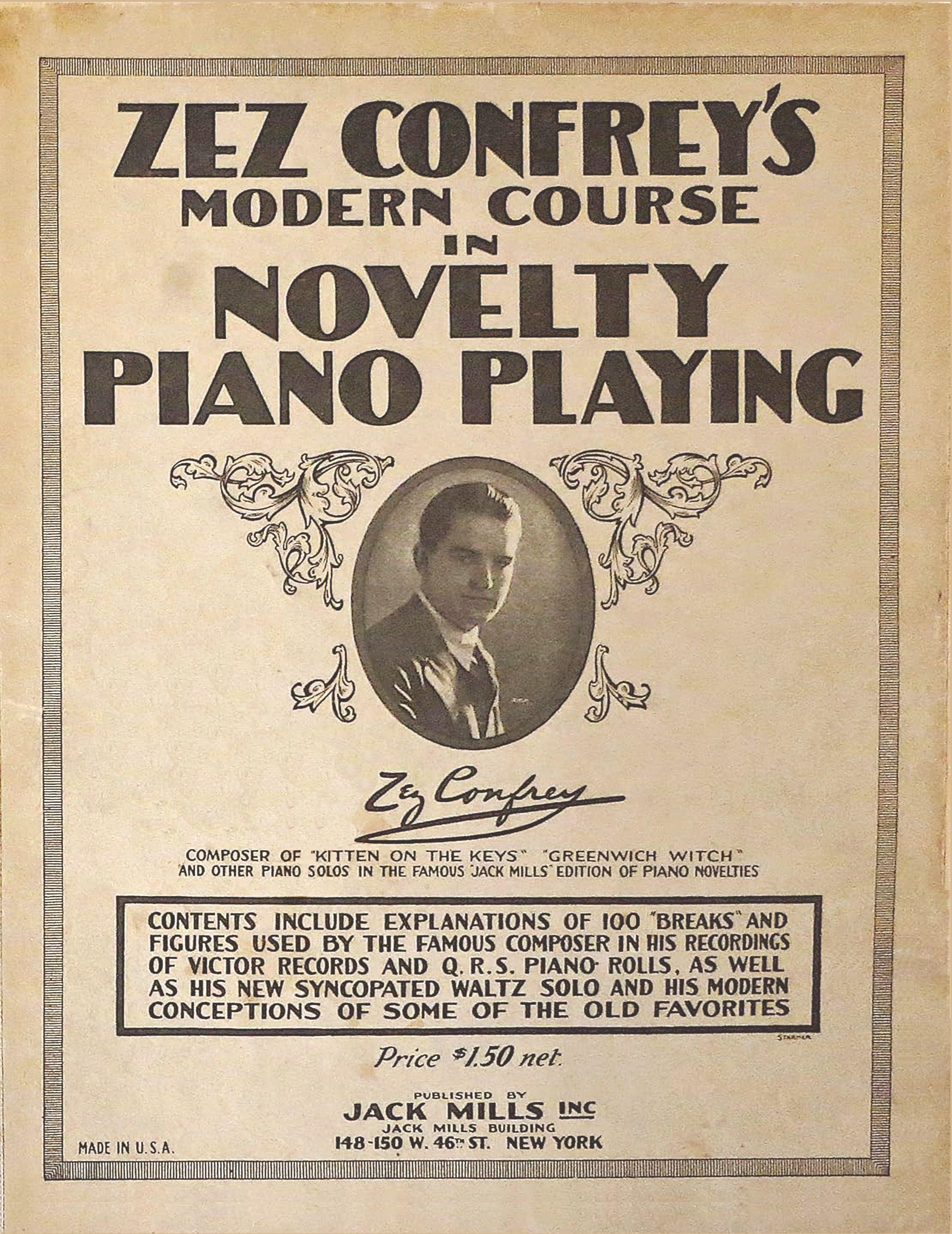 Vorderes Coverbild Zez Confrey's Modern Course in Novelty Piano Playing