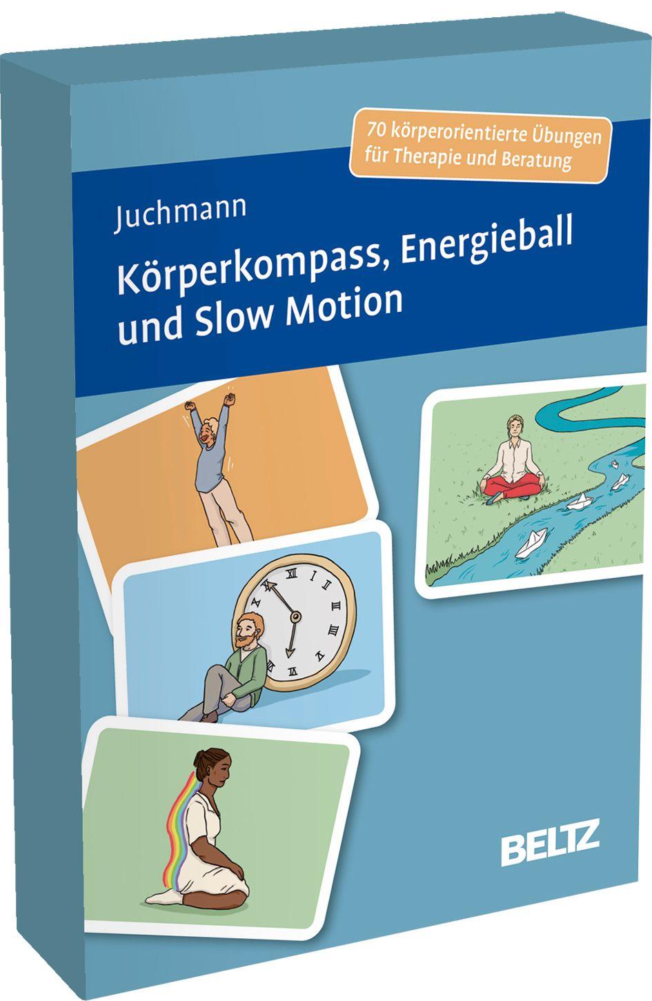 Vorderes Coverbild Körperkompass, Energieball und Slow Motion