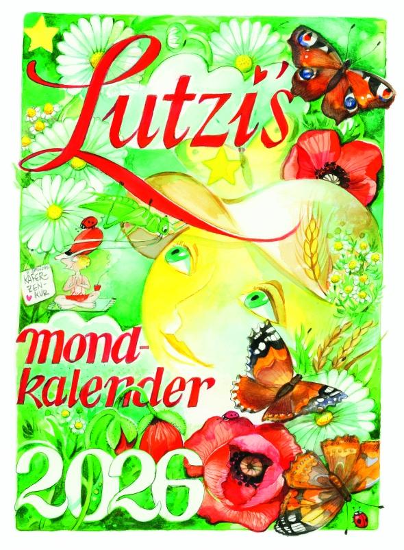 Vorderes Coverbild Lutzis Mondkalender kurz 2026