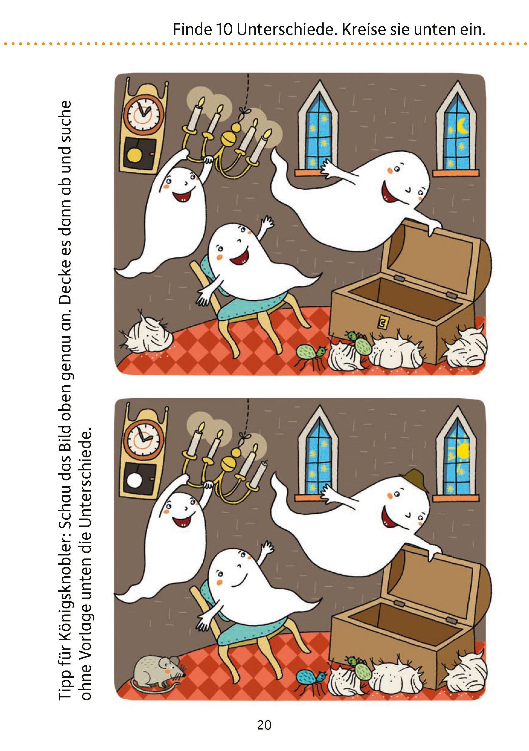 Beispielinhalt (Bild) Mein Übungsheft Konzentration 2. Klasse - Wahrnehmung, logisches Denken