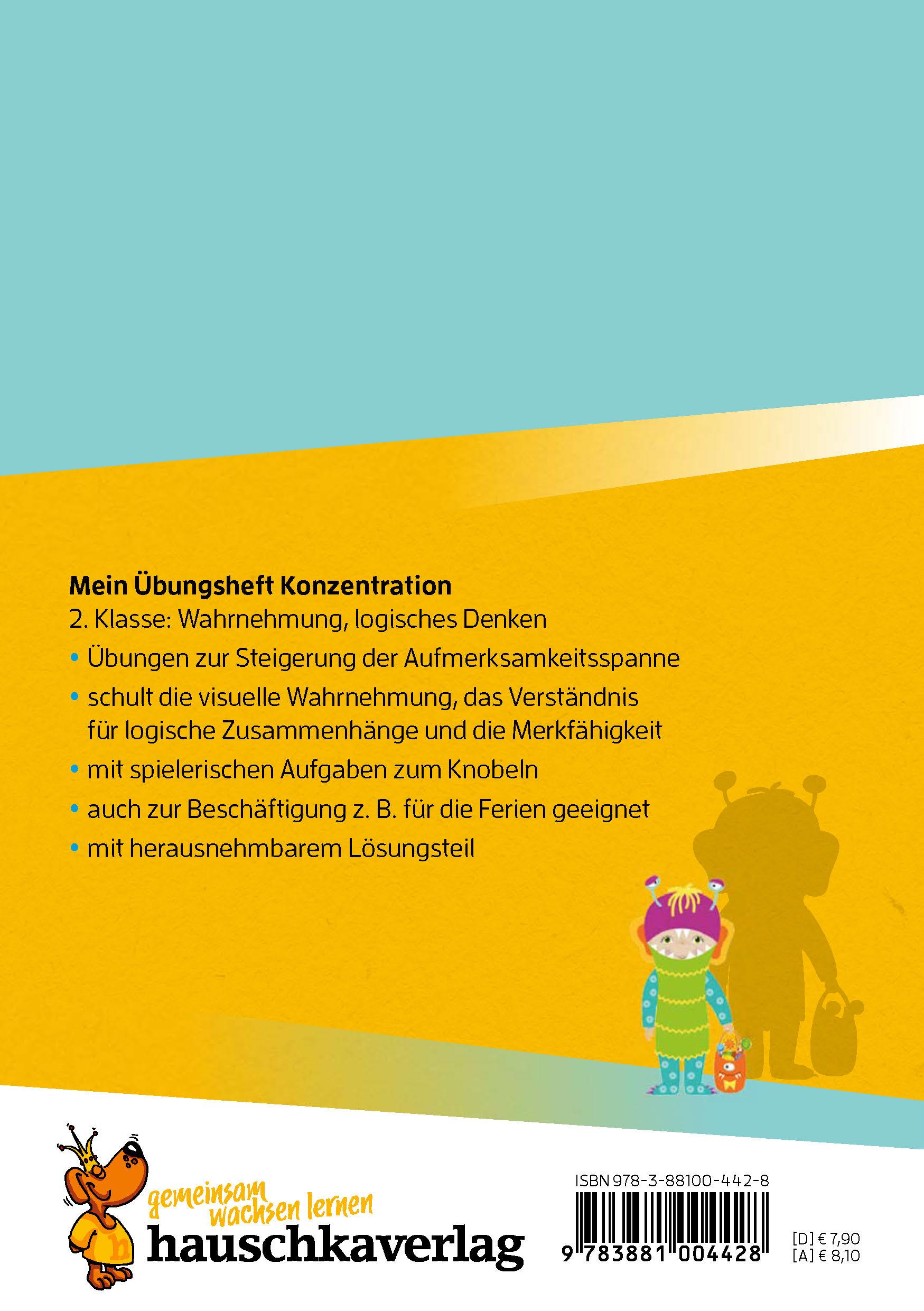 Beispielinhalt (Bild) Mein Übungsheft Konzentration 2. Klasse - Wahrnehmung, logisches Denken