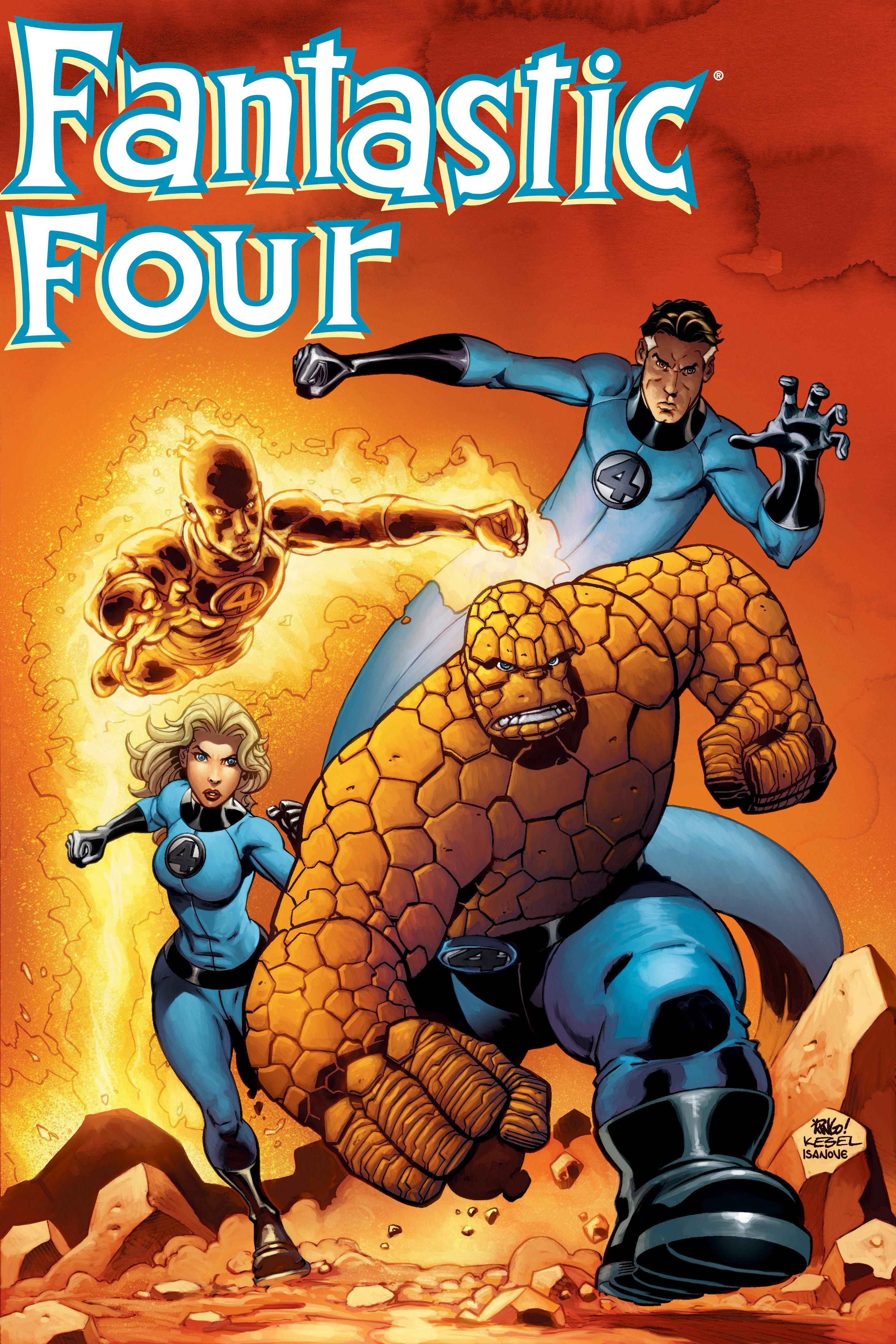 Vorderes Coverbild Fantastic Four by Waid & Wieringo: Authoritative Action