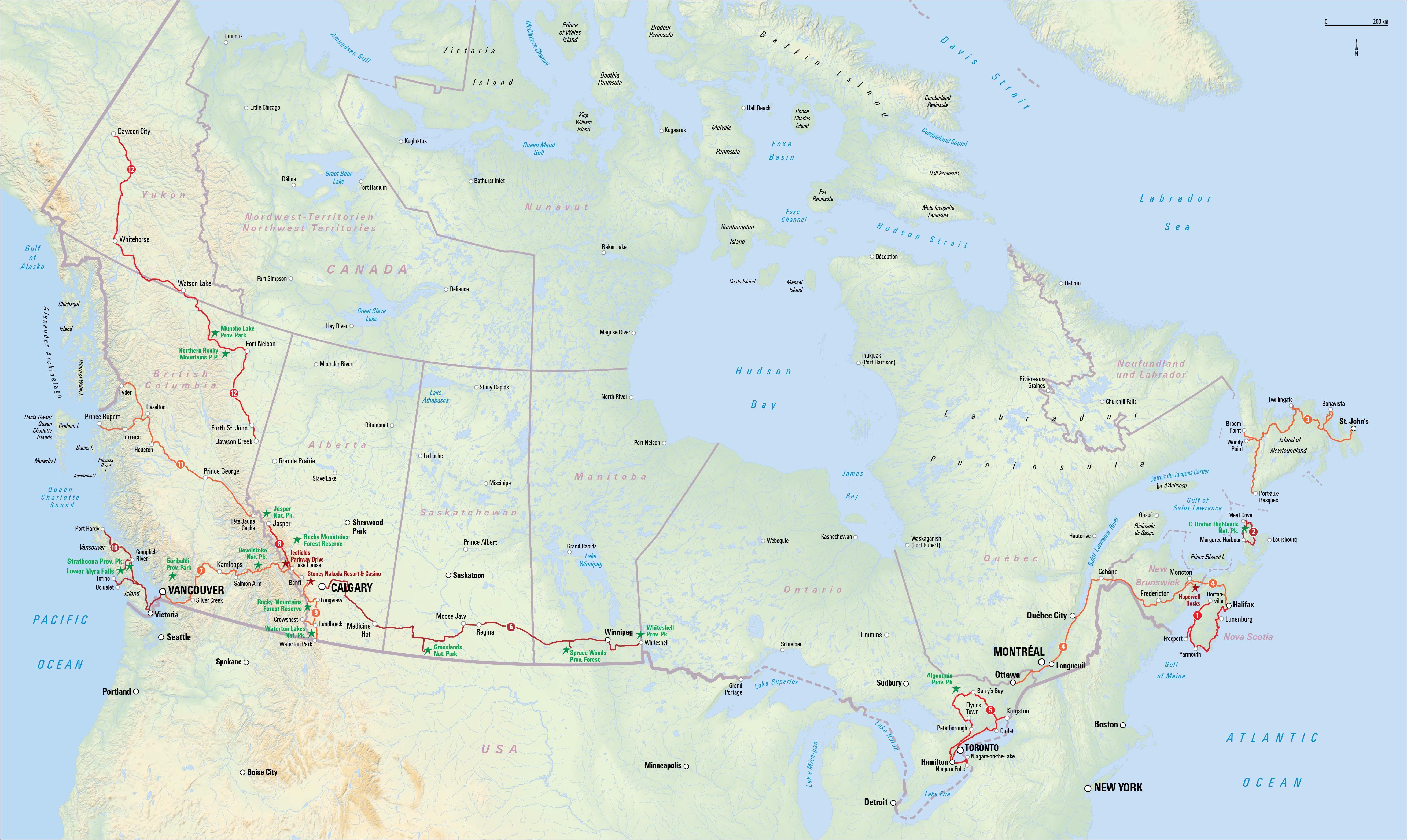 Beispielinhalt (Bild) Roadtrips Kanada