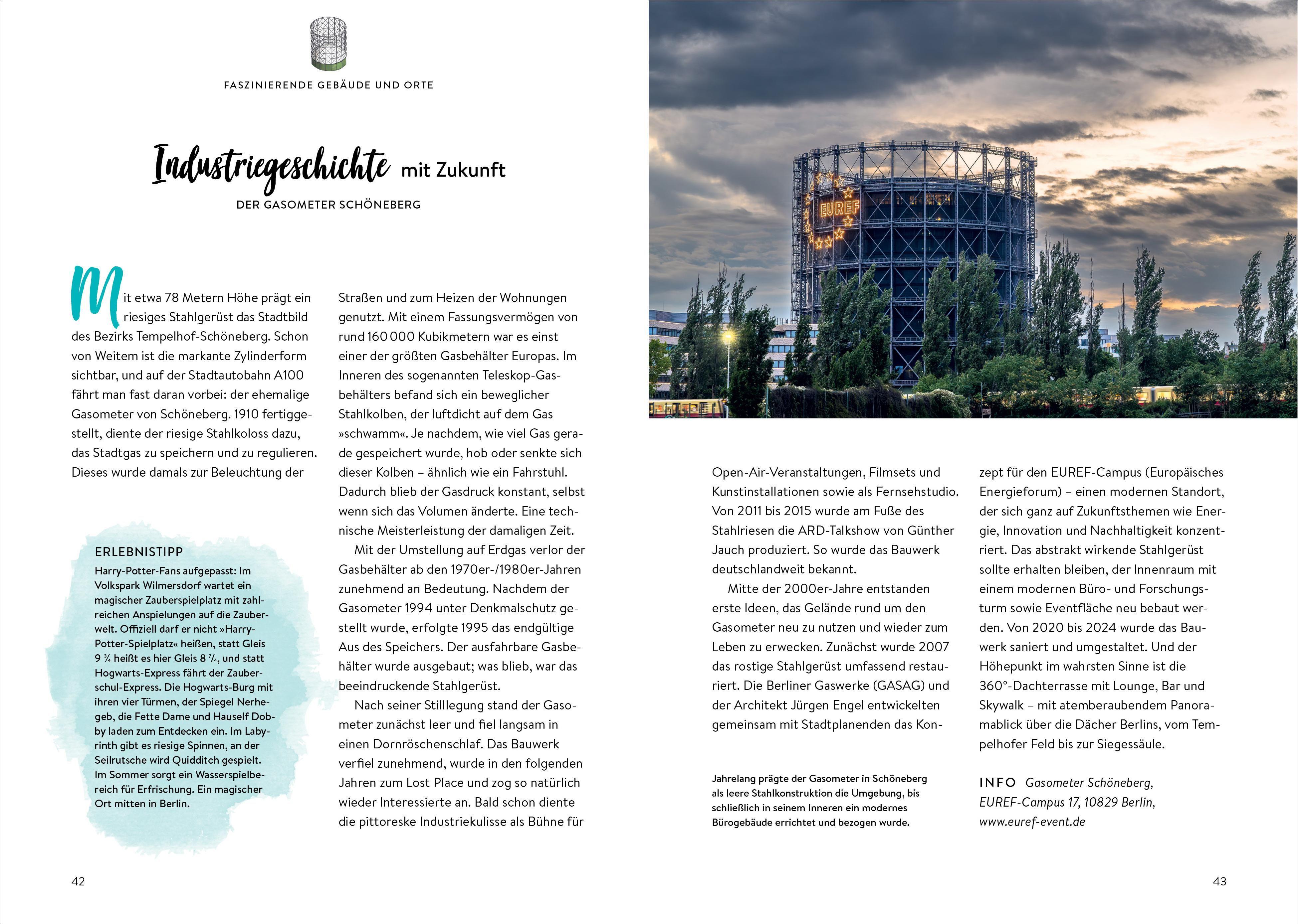 Beispielinhalt (Bild) Das Buch der kuriosen Orte in Berlin