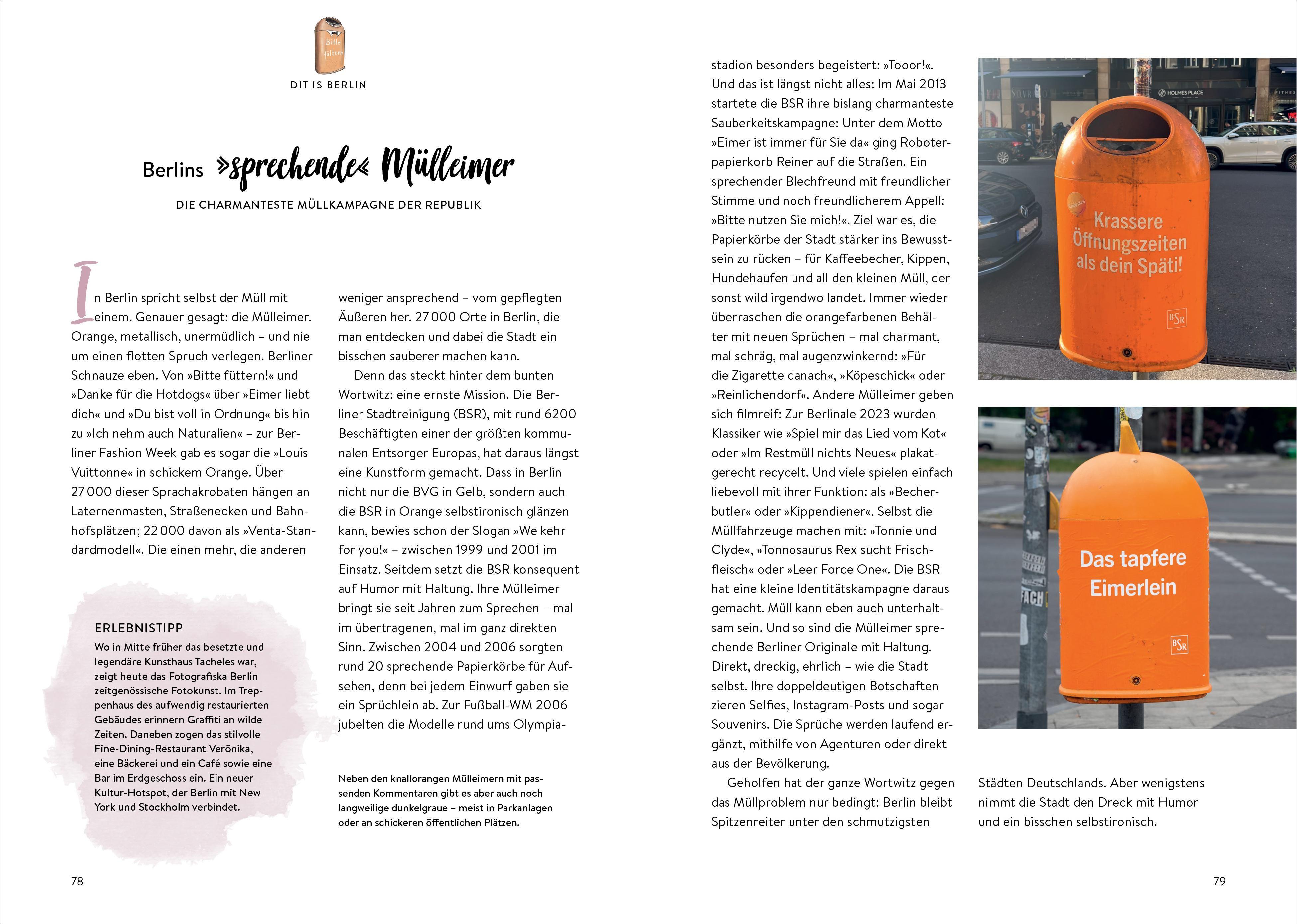 Beispielinhalt (Bild) Das Buch der kuriosen Orte in Berlin