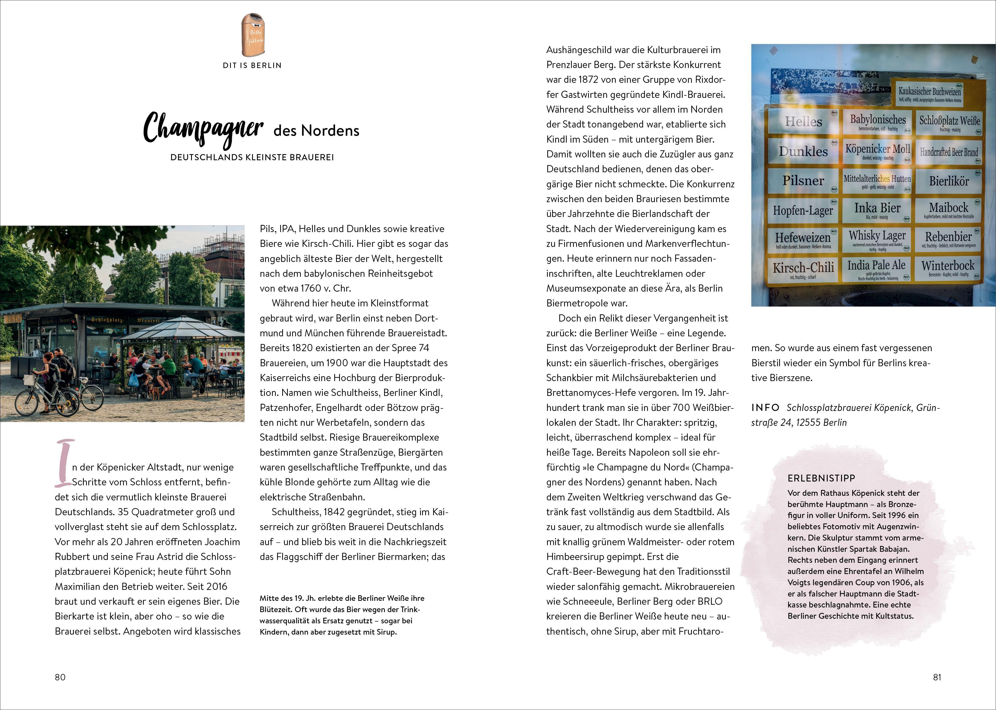 Beispielinhalt (Bild) Das Buch der kuriosen Orte in Berlin