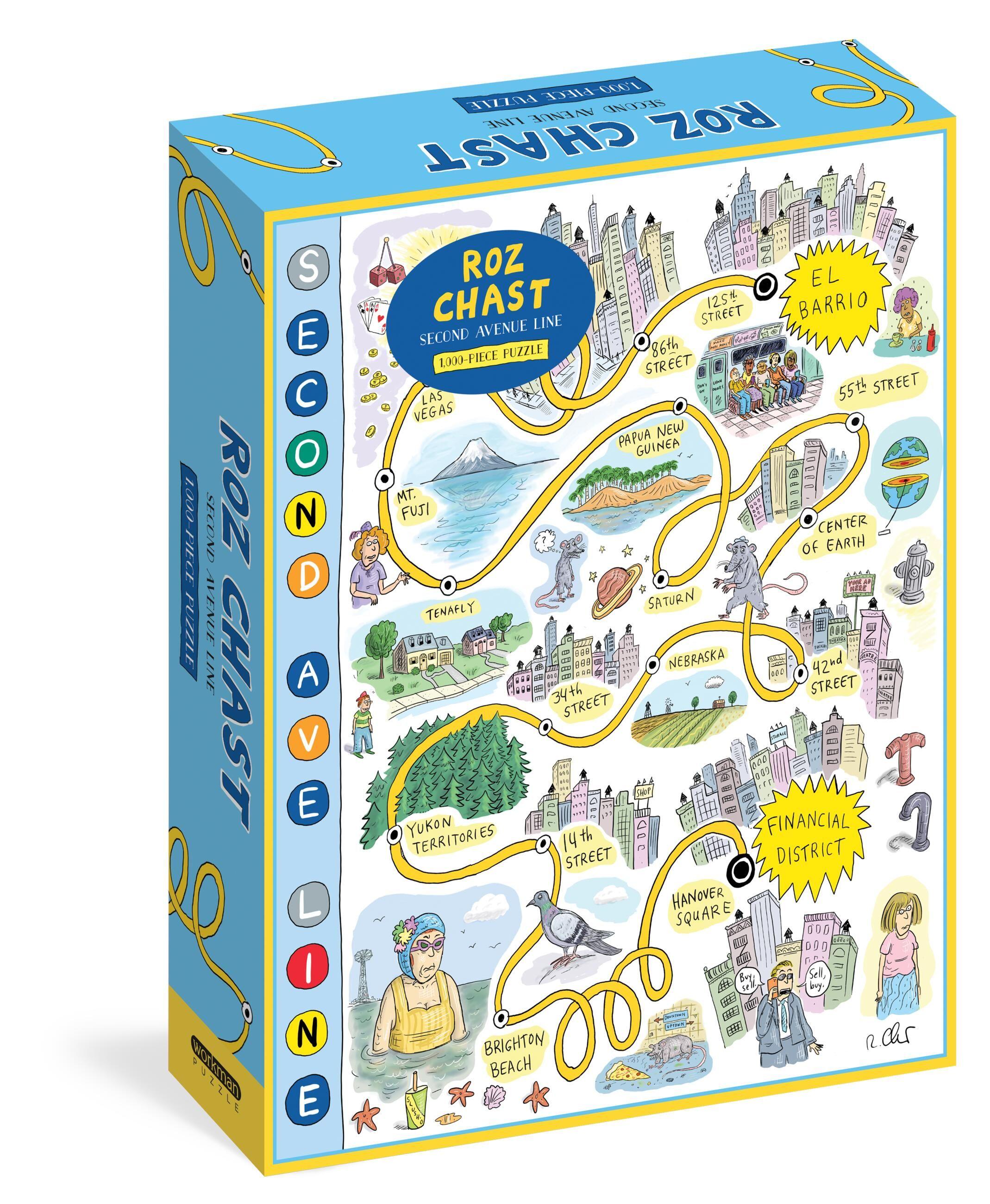 Vorderes Coverbild Roz Chast: Second Avenue Line 1,000-Piece Puzzle