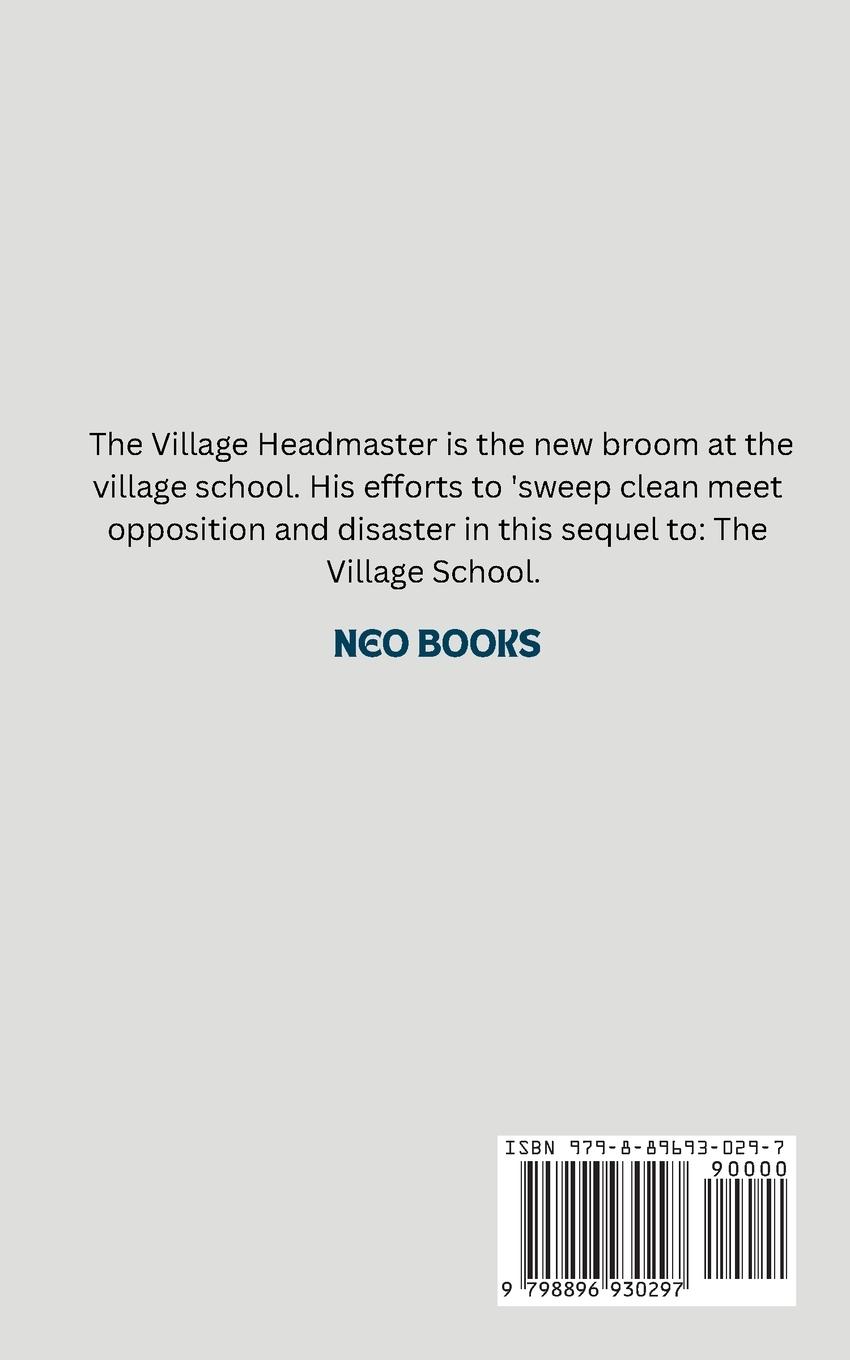 Rückseitencover The Village Headmaster