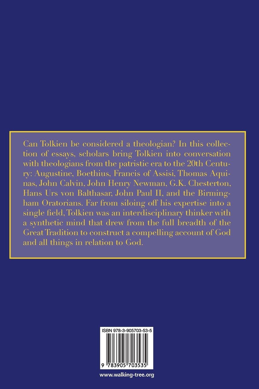 Rückseitencover Tolkien among the Theologians
