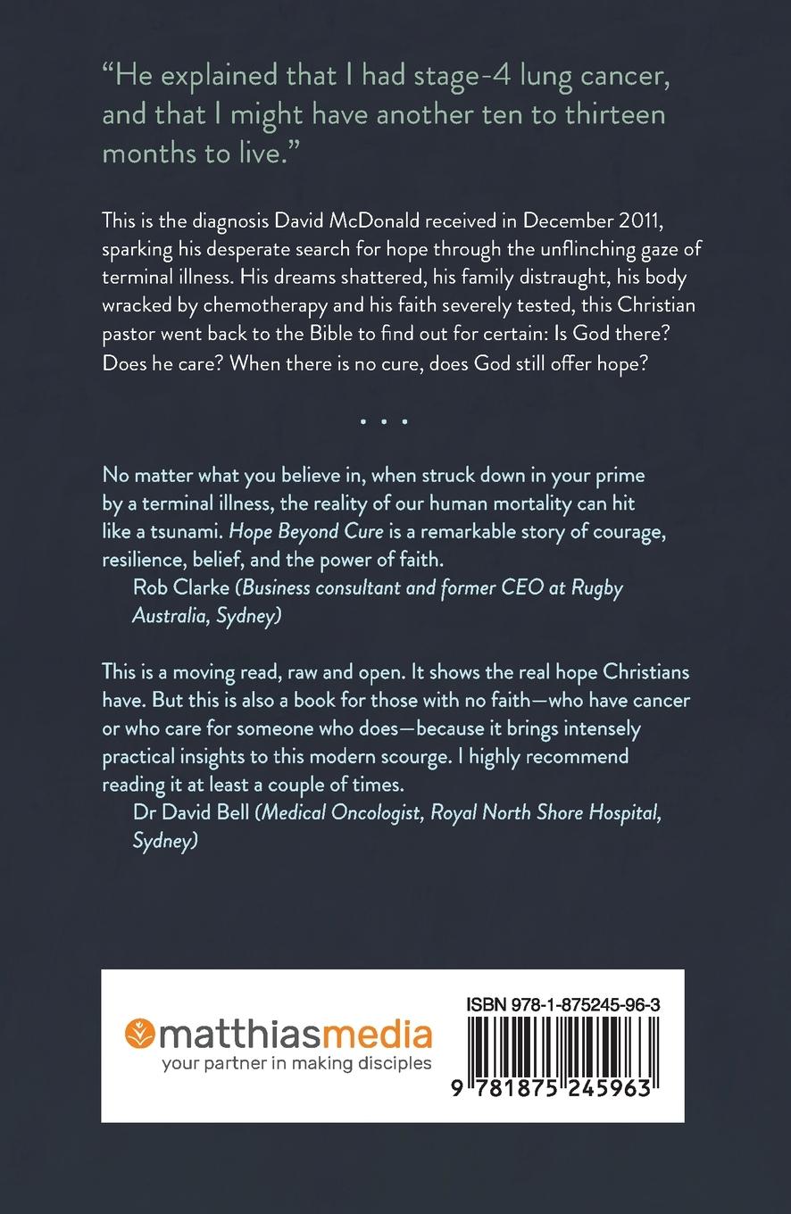 Rückseitencover Hope Beyond Cure