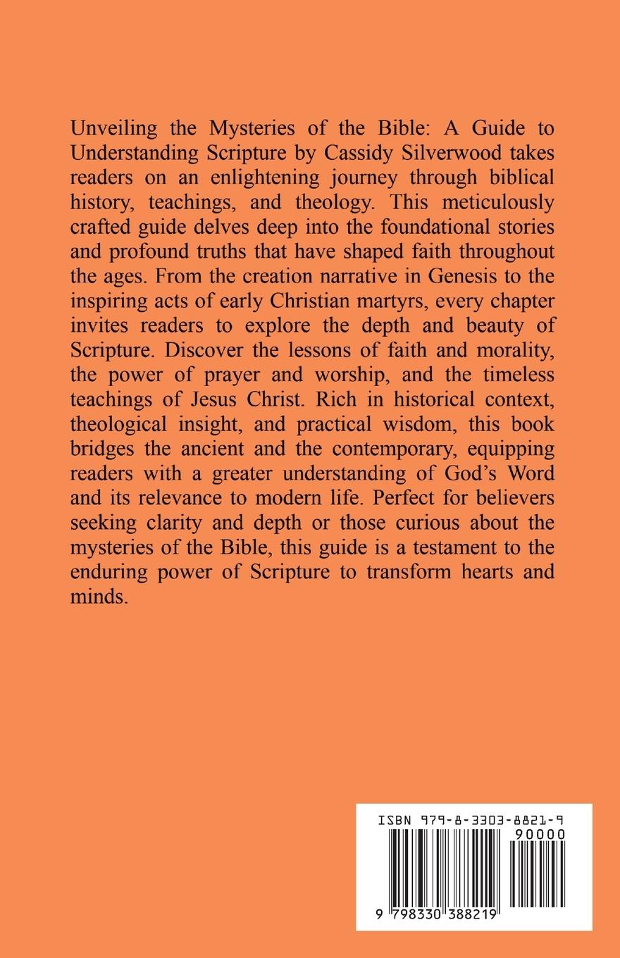 Rückseitencover Unveiling the Mysteries of the Bible