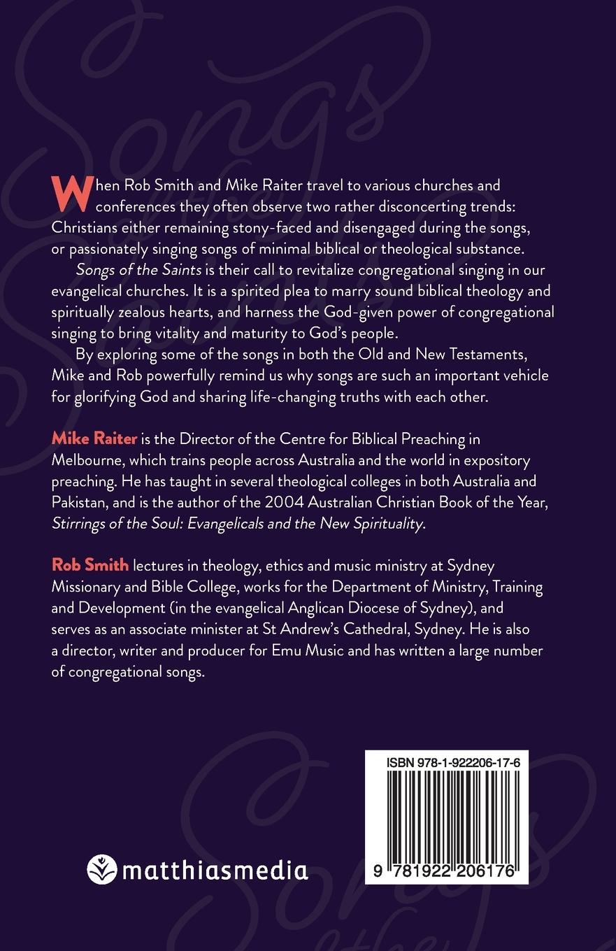 Rückseitencover Songs of the Saints